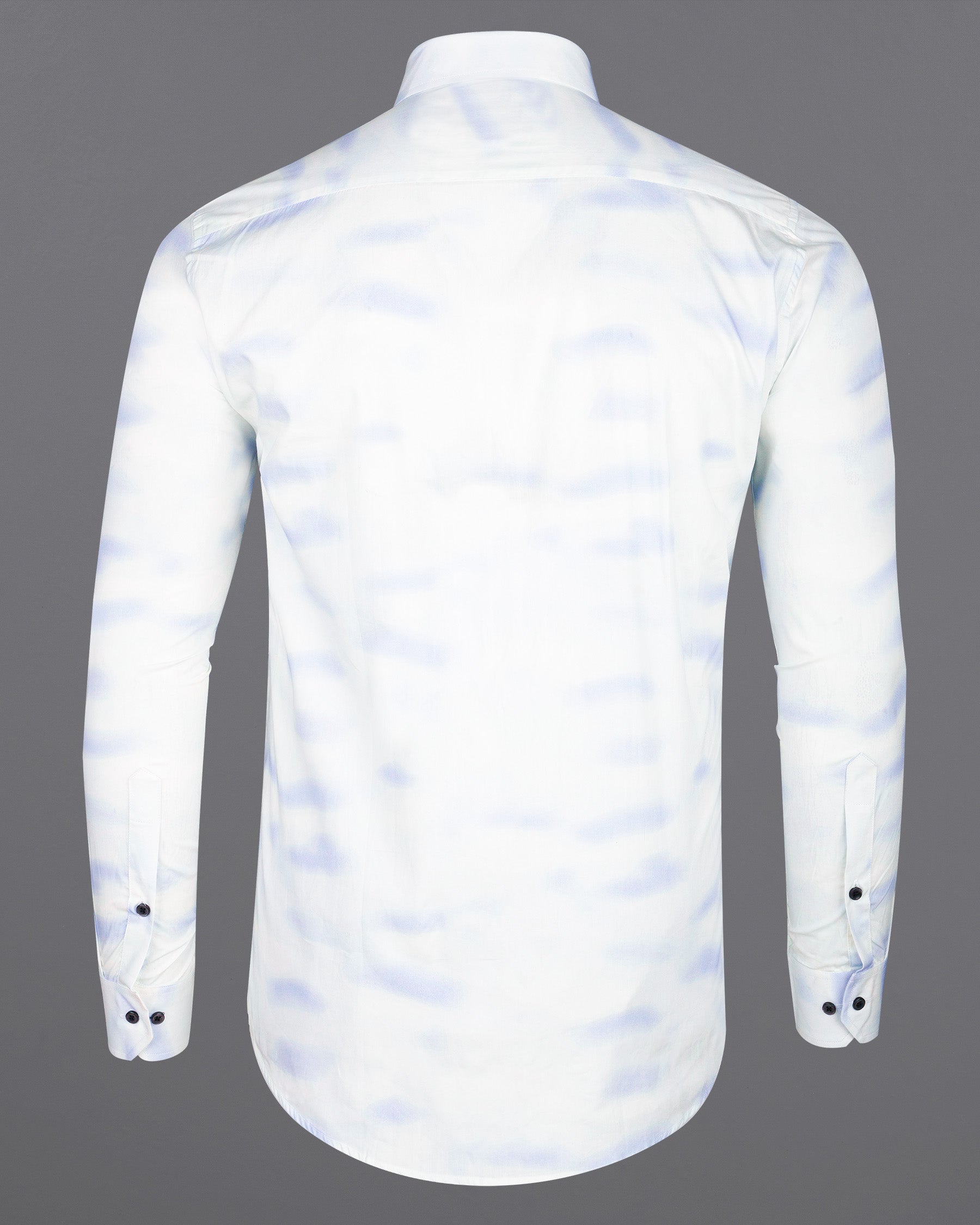 Bright White with Jagged Ice Tie Dye Print Premium Cotton Shirt 6963-BLK-38,6963-BLK-H-38,6963-BLK-39,6963-BLK-H-39,6963-BLK-40,6963-BLK-H-40,6963-BLK-42,6963-BLK-H-42,6963-BLK-44,6963-BLK-H-44,6963-BLK-46,6963-BLK-H-46,6963-BLK-48,6963-BLK-H-48,6963-BLK-50,6963-BLK-H-50,6963-BLK-52,6963-BLK-H-52