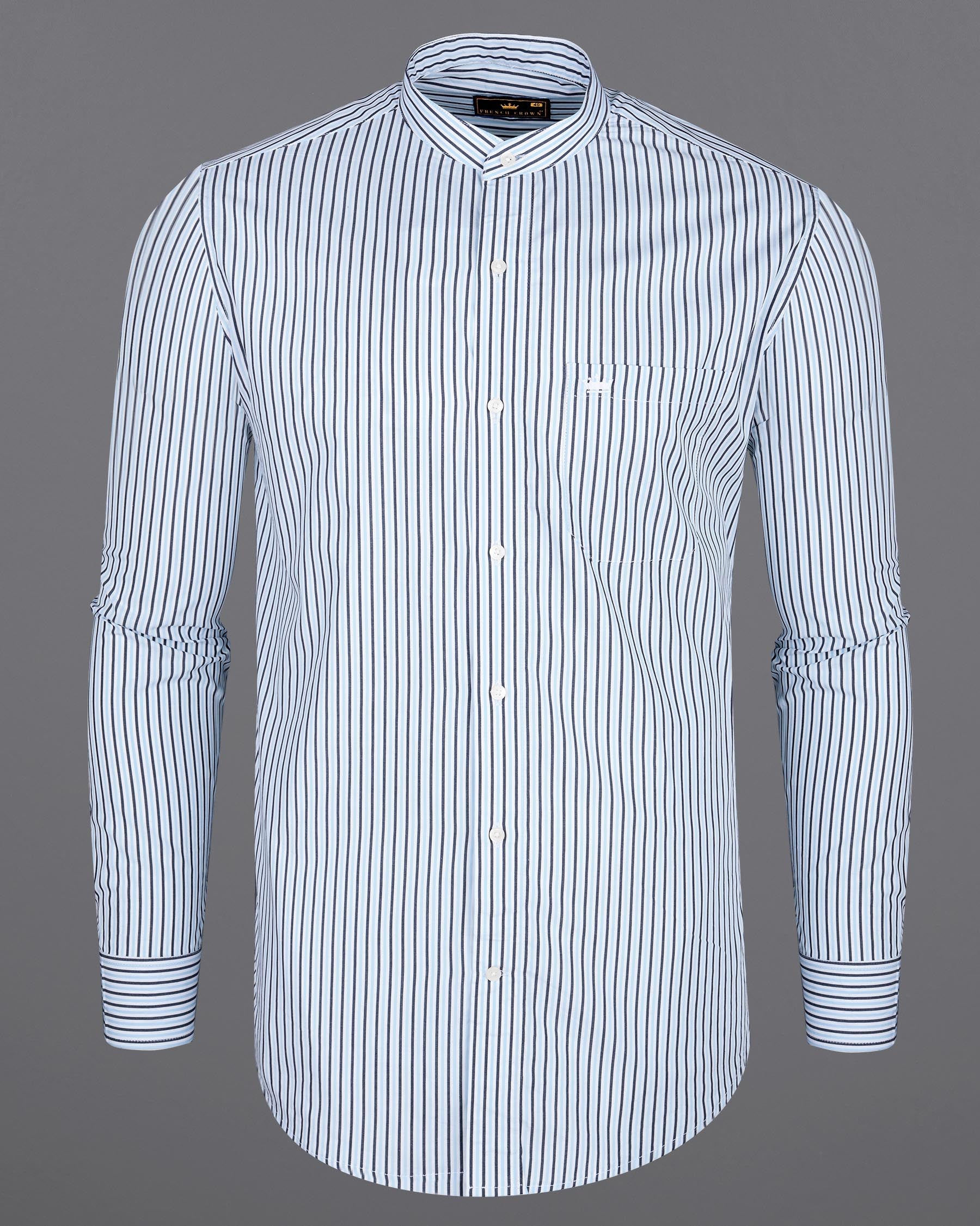 Periwinkle Blue Striped Premium Cotton Shirt 6966-M-38,6966-M-H-38,6966-M-39,6966-M-H-39,6966-M-40,6966-M-H-40,6966-M-42,6966-M-H-42,6966-M-44,6966-M-H-44,6966-M-46,6966-M-H-46,6966-M-48,6966-M-H-48,6966-M-50,6966-M-H-50,6966-M-52,6966-M-H-52