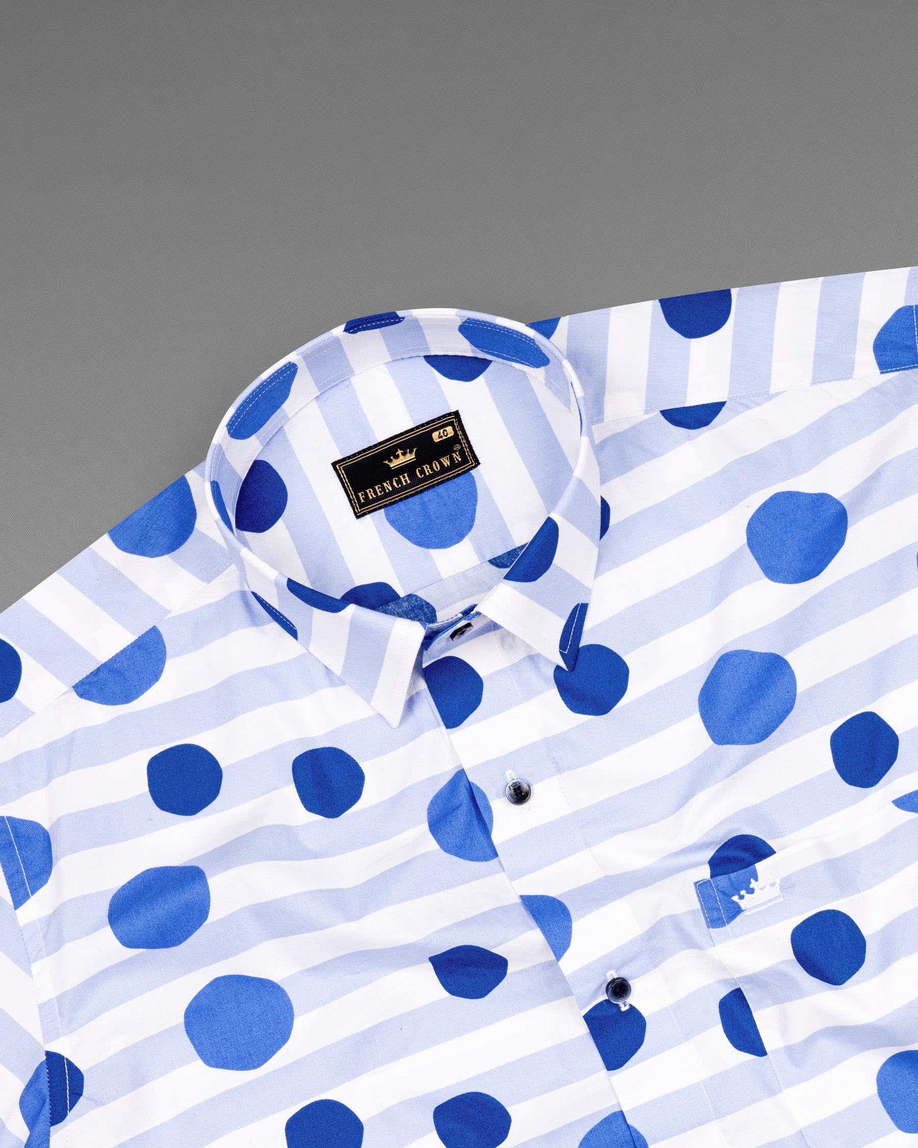 Moonraker with Polka Printed and Striped Premium Cotton Shirt 7011-BLE-38,7011-BLE-38,7011-BLE-39,7011-BLE-39,7011-BLE-40,7011-BLE-40,7011-BLE-42,7011-BLE-42,7011-BLE-44,7011-BLE-44,7011-BLE-46,7011-BLE-46,7011-BLE-48,7011-BLE-48,7011-BLE-50,7011-BLE-50,7011-BLE-52,7011-BLE-52