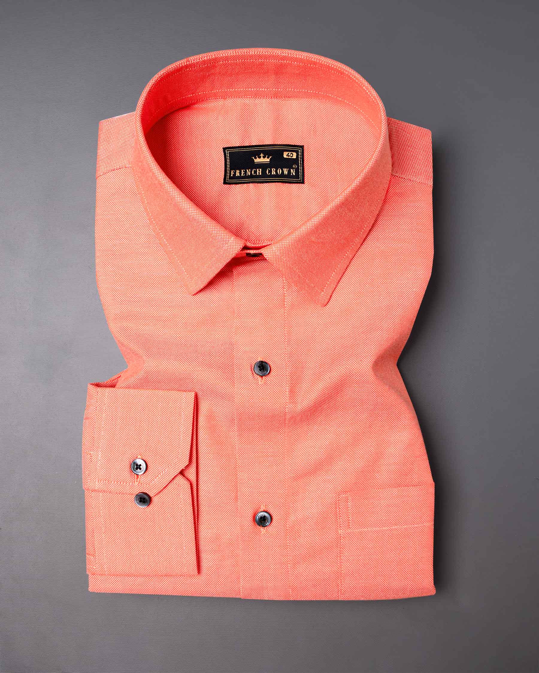 Light Salmon Dobby Textured Premium Giza Cotton Shirt 7012-BLK-38,7012-BLK-38,7012-BLK-39,7012-BLK-39,7012-BLK-40,7012-BLK-40,7012-BLK-42,7012-BLK-42,7012-BLK-44,7012-BLK-44,7012-BLK-46,7012-BLK-46,7012-BLK-48,7012-BLK-48,7012-BLK-50,7012-BLK-50,7012-BLK-52,7012-BLK-52