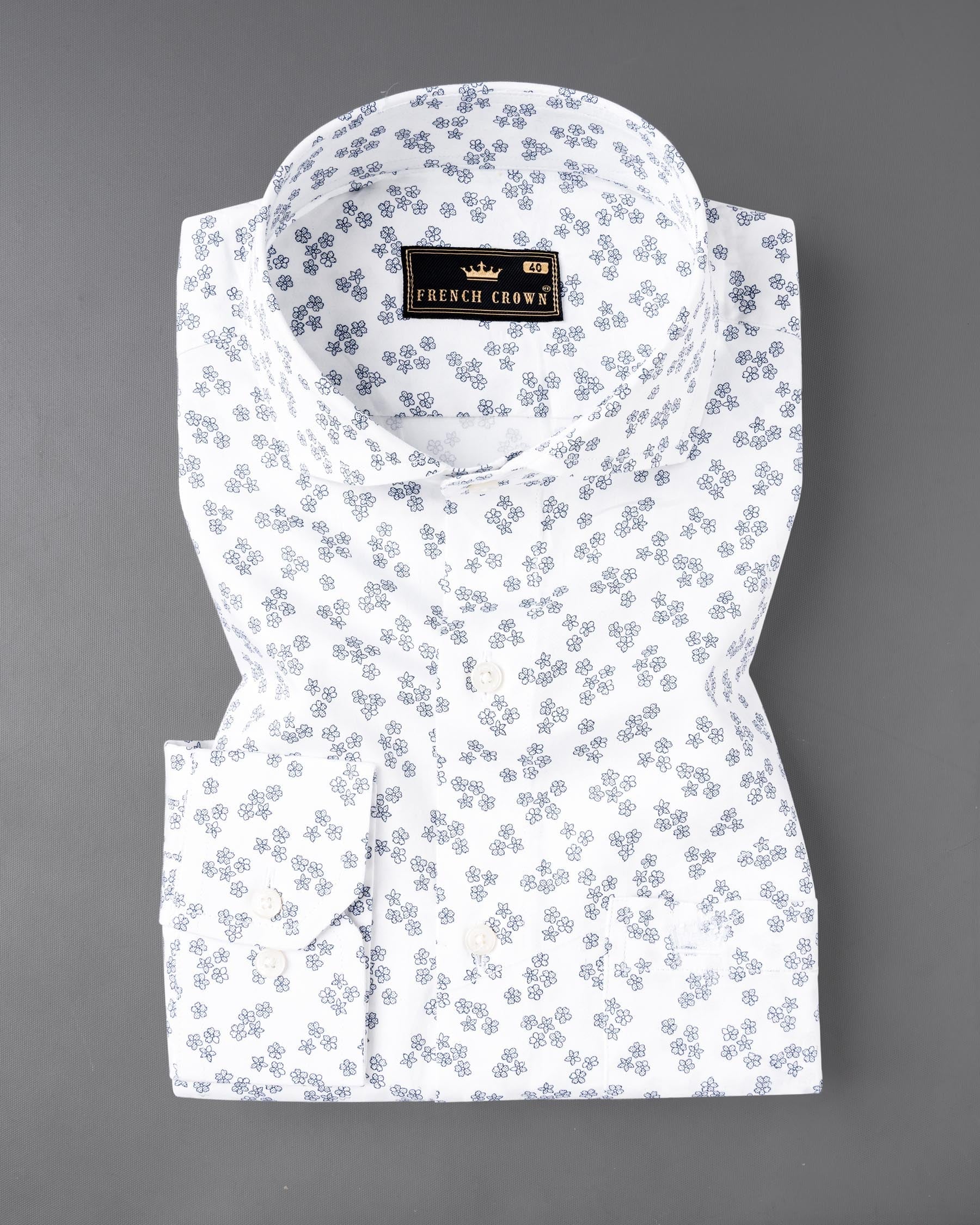 White and Kimberly Floral Super Soft Premium Cotton Shirt 7064-CA-38,7064-CA-38,7064-CA-39,7064-CA-39,7064-CA-40,7064-CA-40,7064-CA-42,7064-CA-42,7064-CA-44,7064-CA-44,7064-CA-46,7064-CA-46,7064-CA-48,7064-CA-48,7064-CA-50,7064-CA-50,7064-CA-52,7064-CA-52