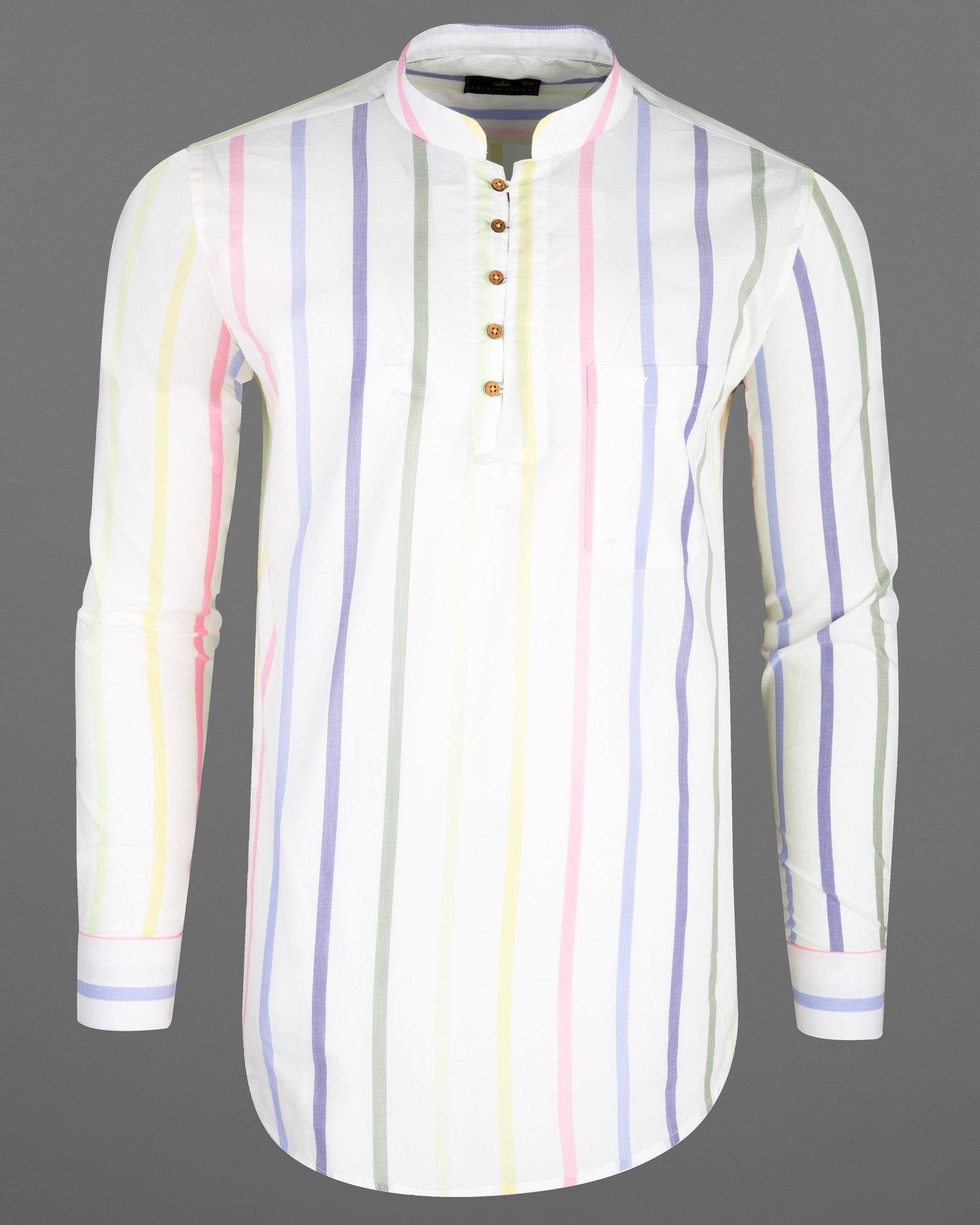 Bright White Multicolour Striped Premium Cotton Kurta Shirts 7079-KS-38,7079-KS-38,7079-KS-39,7079-KS-39,7079-KS-40,7079-KS-40,7079-KS-42,7079-KS-42,7079-KS-44,7079-KS-44,7079-KS-46,7079-KS-46,7079-KS-48,7079-KS-48,7079-KS-50,7079-KS-50,7079-KS-52,7079-KS-52