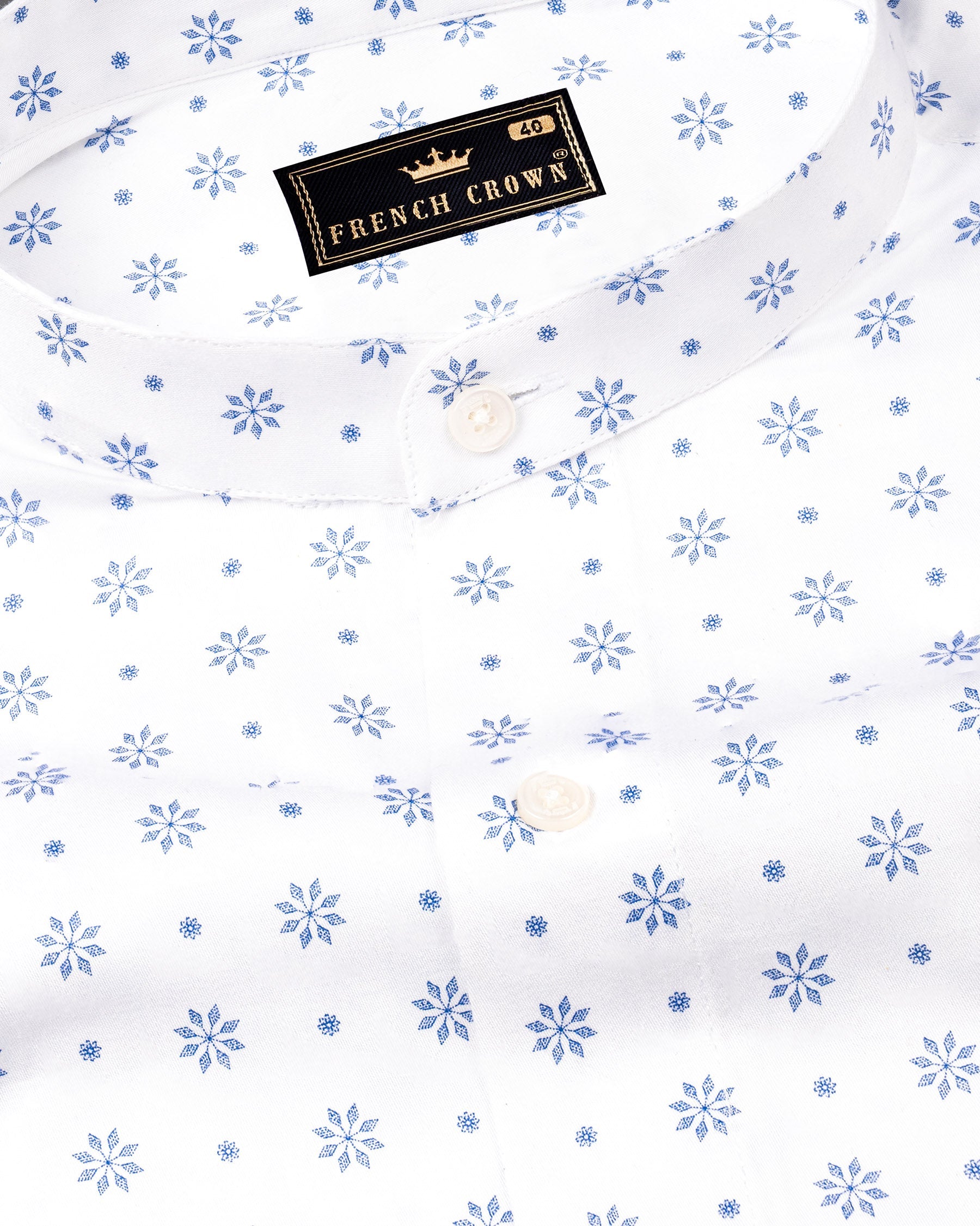 Bright White With Pale Cerulean Blue Floral Printed Premium Satin Shirt 7092-M-38,7092-M-38,7092-M-39,7092-M-39,7092-M-40,7092-M-40,7092-M-42,7092-M-42,7092-M-44,7092-M-44,7092-M-46,7092-M-46,7092-M-48,7092-M-48,7092-M-50,7092-M-50,7092-M-52,7092-M-52