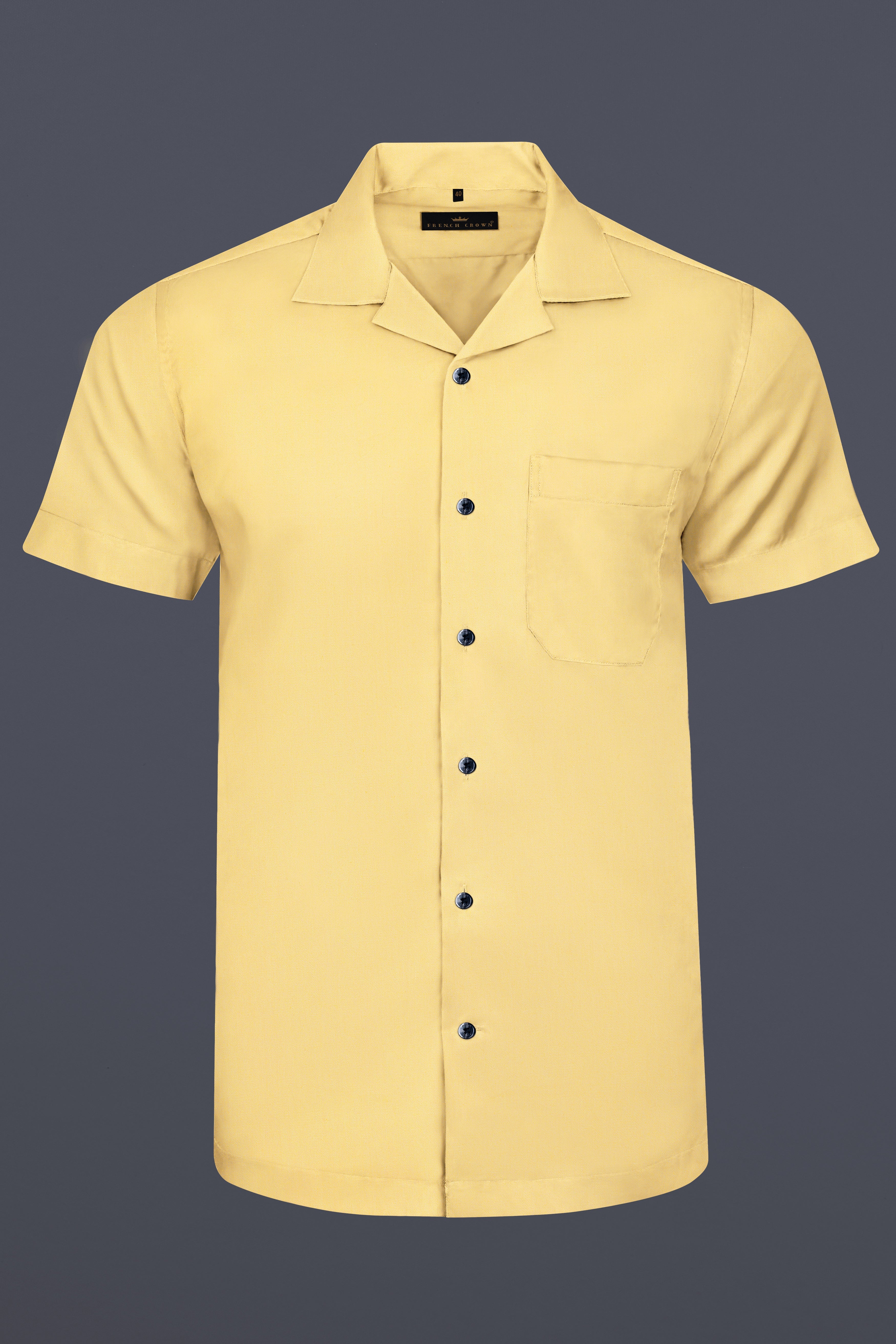 Salomine Yellow Royal Oxford Shirt