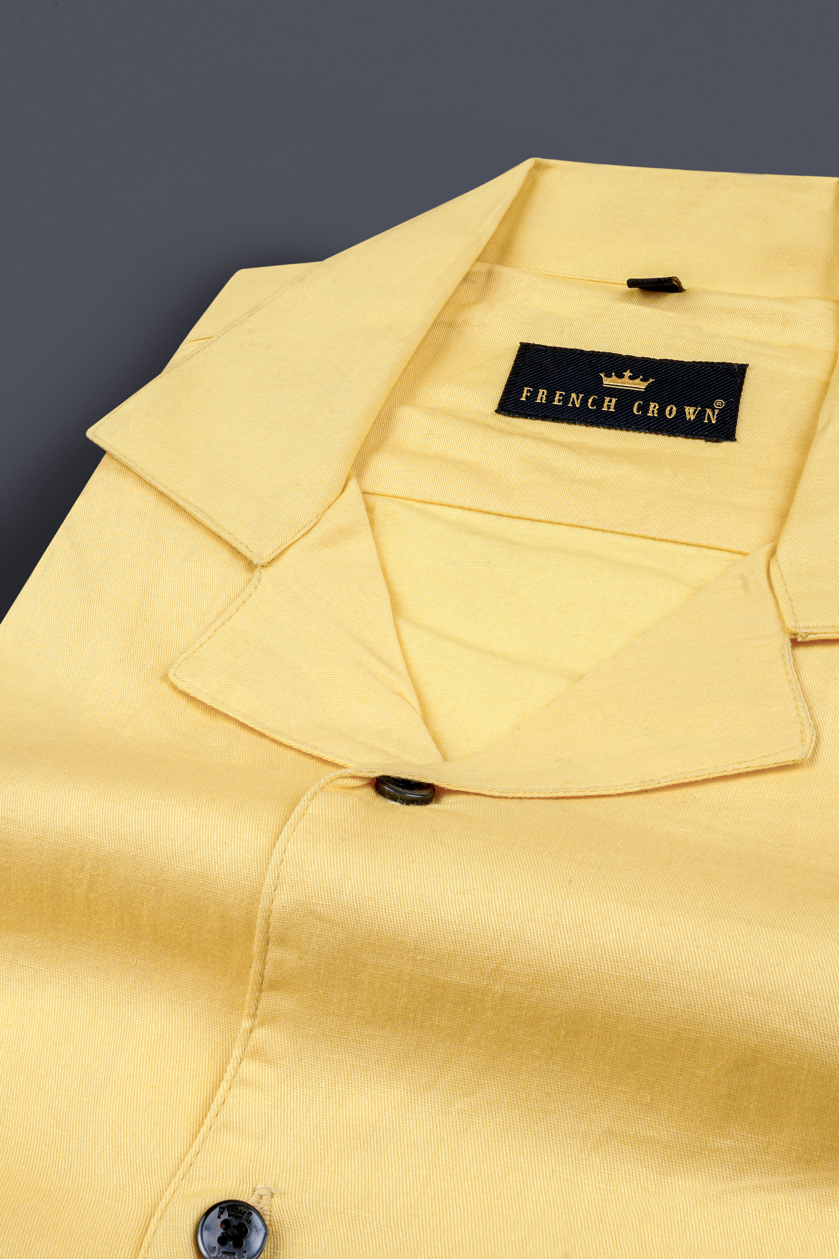 Salomine Yellow Royal Oxford Shirt