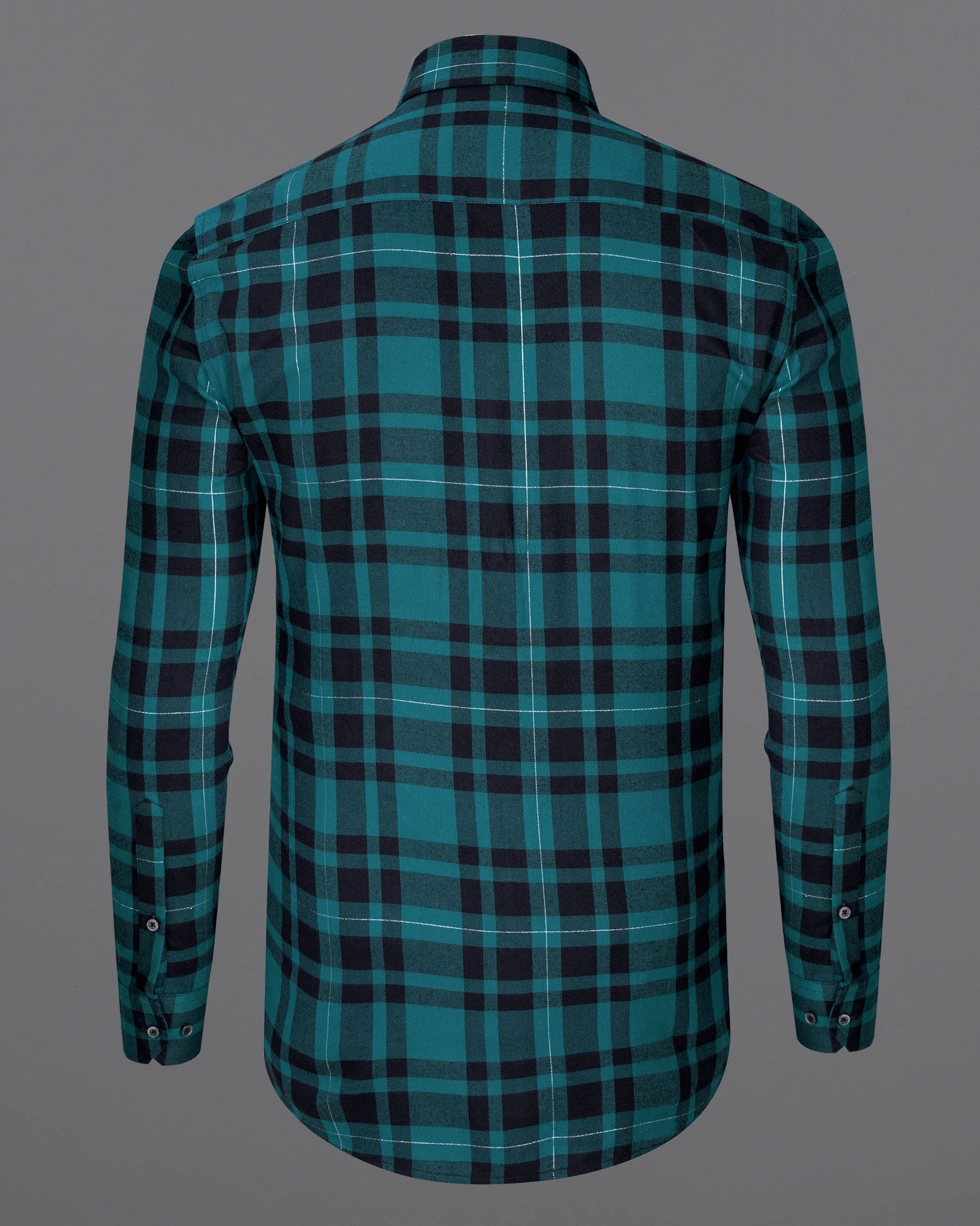 Deep Aqua and Cinder Plaid Flannel Shirt 7150-BD-BLK-38, 7150-BD-BLK-H-38, 7150-BD-BLK-39, 7150-BD-BLK-H-39, 7150-BD-BLK-40, 7150-BD-BLK-H-40, 7150-BD-BLK-42, 7150-BD-BLK-H-42, 7150-BD-BLK-44, 7150-BD-BLK-H-44, 7150-BD-BLK-46, 7150-BD-BLK-H-46, 7150-BD-BLK-48, 7150-BD-BLK-H-48, 7150-BD-BLK-50, 7150-BD-BLK-H-50, 7150-BD-BLK-52, 7150-BD-BLK-H-52