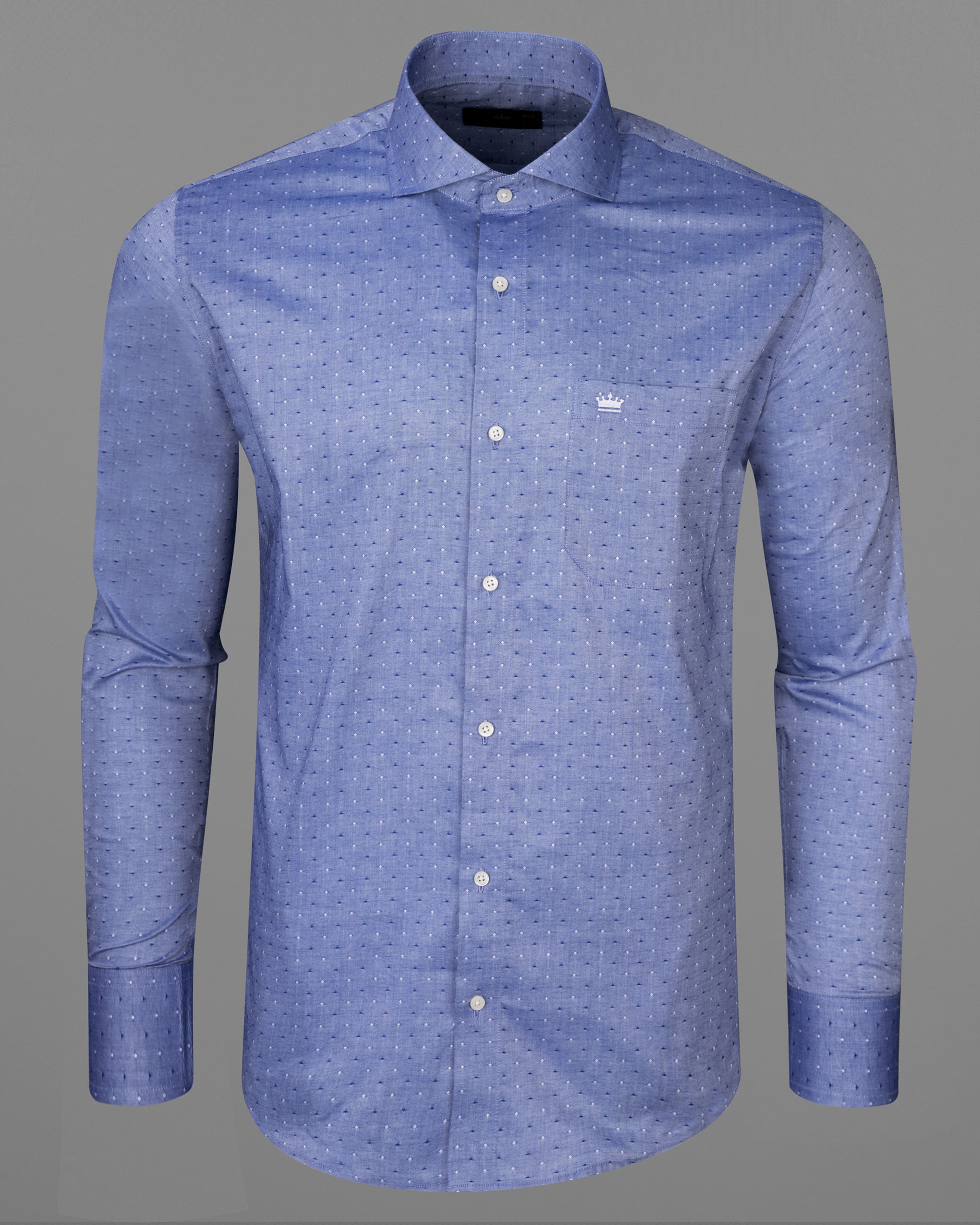 Dark Pastel and Chambray Blue Dobby Textured Premium GizaCotton Shirt 7155-CA-38,7155-CA-H-38,7155-CA-39,7155-CA-H-39,7155-CA-40,7155-CA-H-40,7155-CA-42,7155-CA-H-42,7155-CA-44,7155-CA-H-44,7155-CA-46,7155-CA-H-46,7155-CA-48,7155-CA-H-48,7155-CA-50,7155-CA-H-50,7155-CA-52,7155-CA-H-52