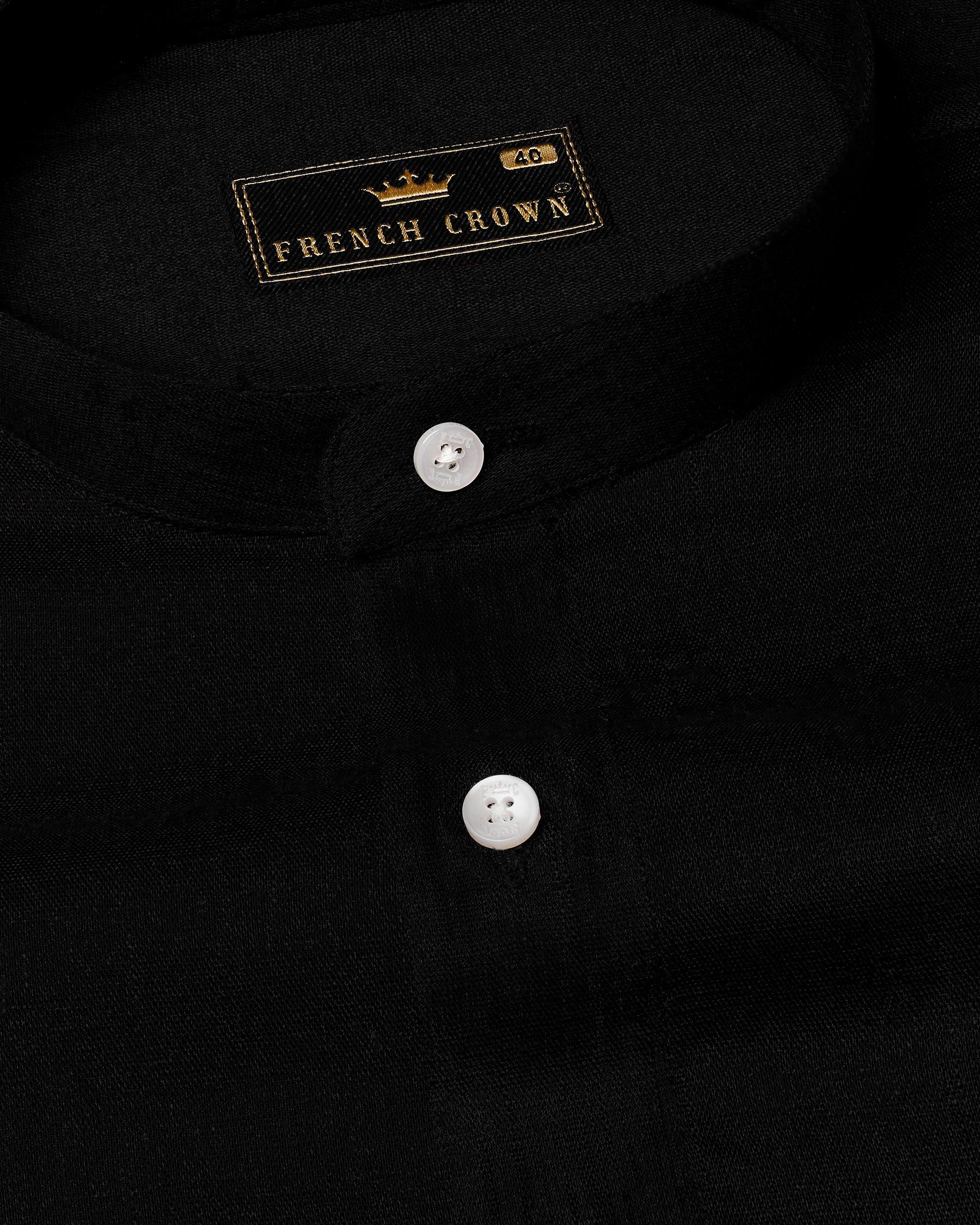 Jade Black Luxurious Linen Shirt 7165-M-38,7165-M-H-38,7165-M-39,7165-M-H-39,7165-M-40,7165-M-H-40,7165-M-42,7165-M-H-42,7165-M-44,7165-M-H-44,7165-M-46,7165-M-H-46,7165-M-48,7165-M-H-48,7165-M-50,7165-M-H-50,7165-M-52,7165-M-H-52