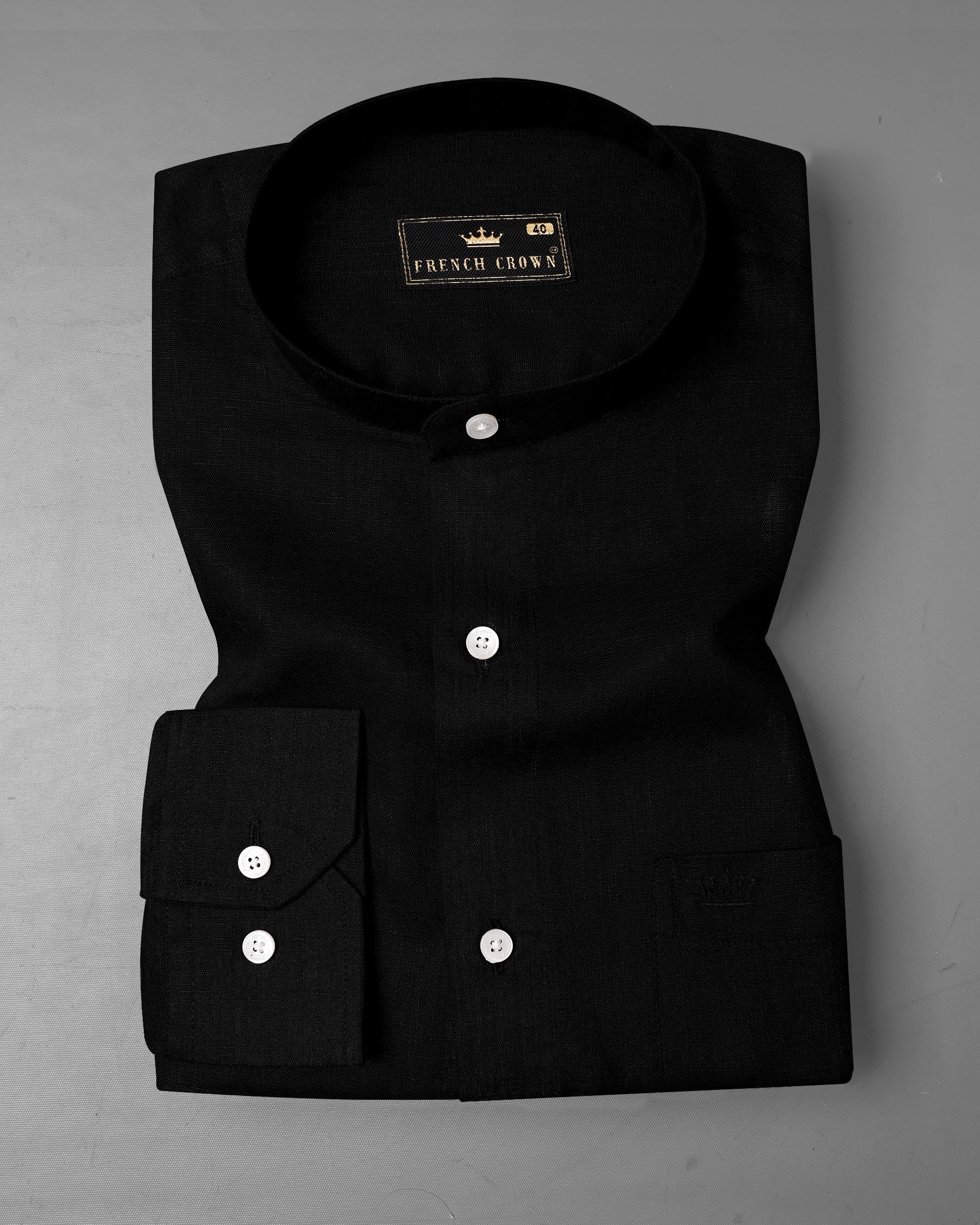 Jade Black Luxurious Linen Shirt 7165-M-38,7165-M-H-38,7165-M-39,7165-M-H-39,7165-M-40,7165-M-H-40,7165-M-42,7165-M-H-42,7165-M-44,7165-M-H-44,7165-M-46,7165-M-H-46,7165-M-48,7165-M-H-48,7165-M-50,7165-M-H-50,7165-M-52,7165-M-H-52