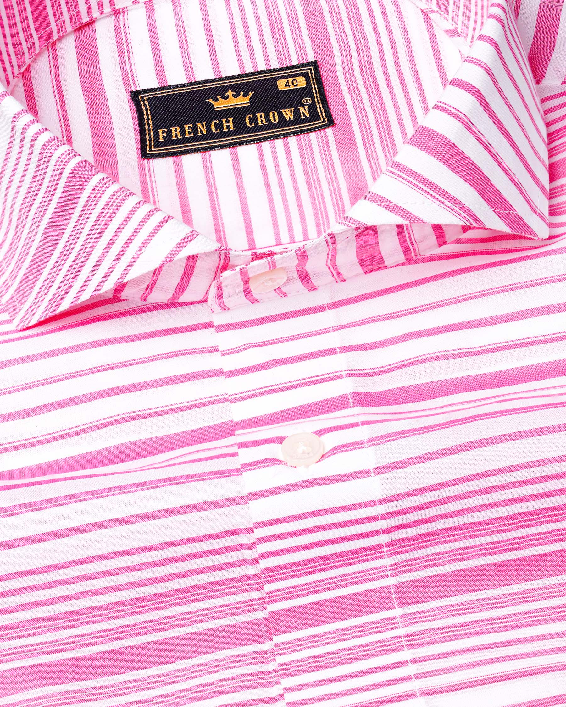 Bright White and Deep Blush Striped Premium Cotton Shirt 7166-CA-38,7166-CA-H-38,7166-CA-39,7166-CA-H-39,7166-CA-40,7166-CA-H-40,7166-CA-42,7166-CA-H-42,7166-CA-44,7166-CA-H-44,7166-CA-46,7166-CA-H-46,7166-CA-48,7166-CA-H-48,7166-CA-50,7166-CA-H-50,7166-CA-52,7166-CA-H-52