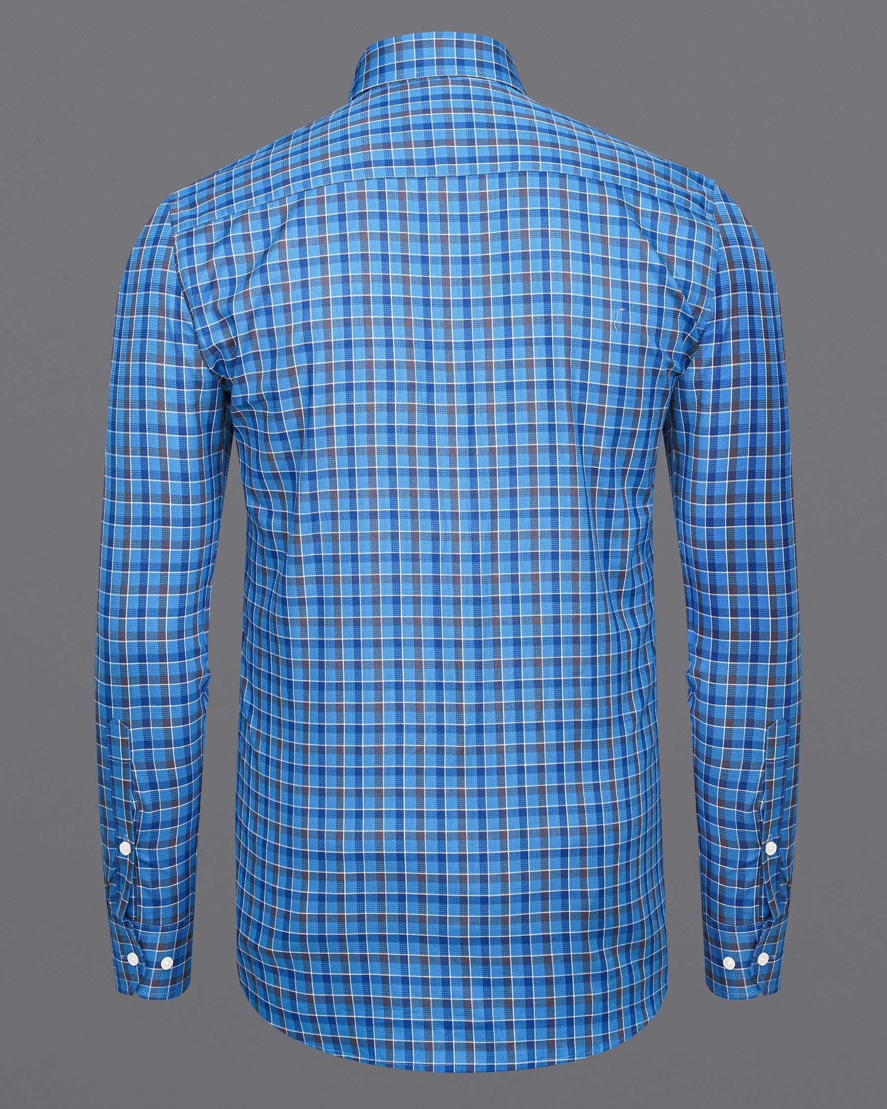 Malibu and St Tropaz Blue Plaid Dobby Textured Premium Giza Cotton Shirt 7200-CA-38,7200-CA-H-38,7200-CA-39,7200-CA-H-39,7200-CA-40,7200-CA-H-40,7200-CA-42,7200-CA-H-42,7200-CA-44,7200-CA-H-44,7200-CA-46,7200-CA-H-46,7200-CA-48,7200-CA-H-48,7200-CA-50,7200-CA-H-50,7200-CA-52,7200-CA-H-52