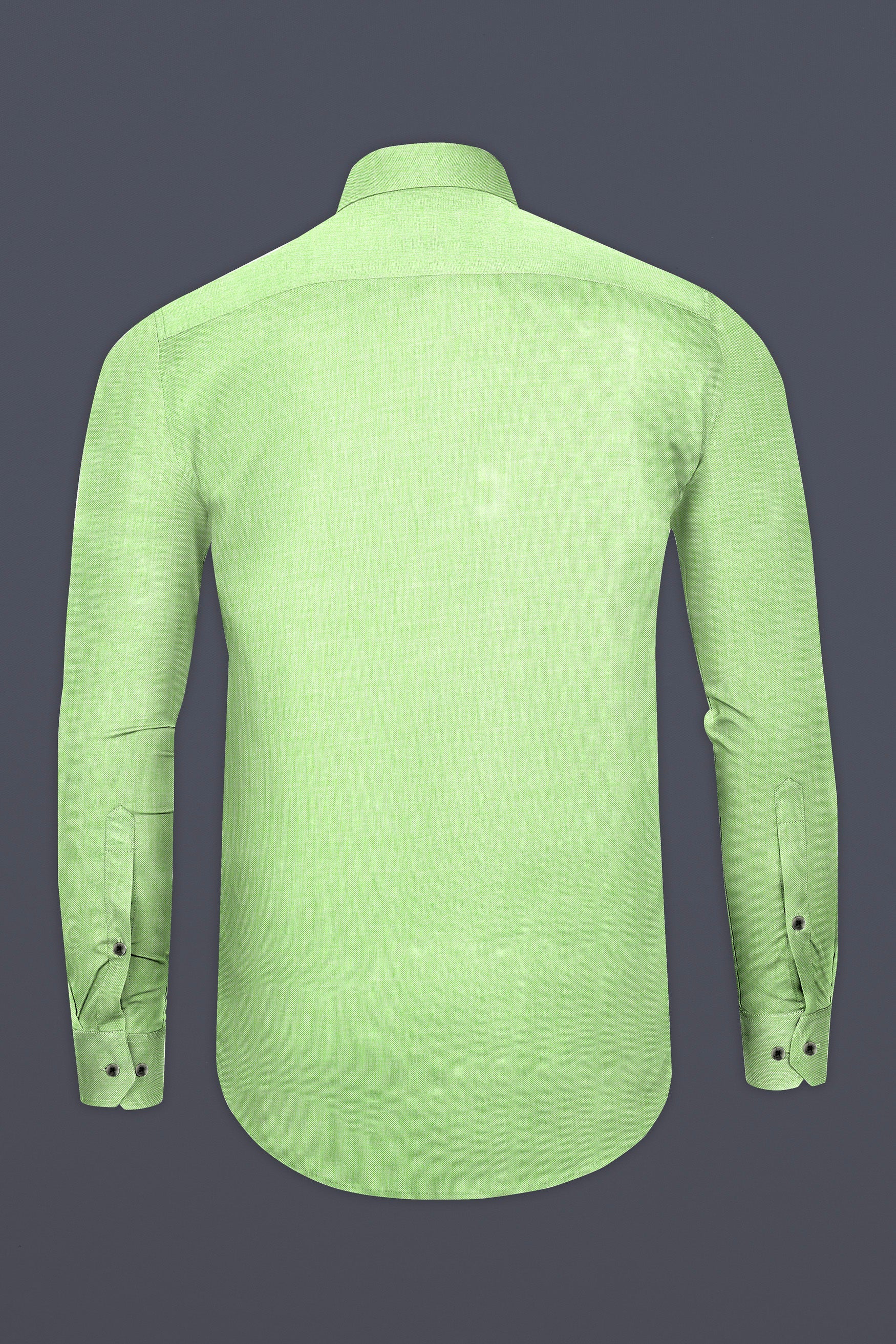 Feijoa Green Dobby Textured Premium Giza Cotton Shirt