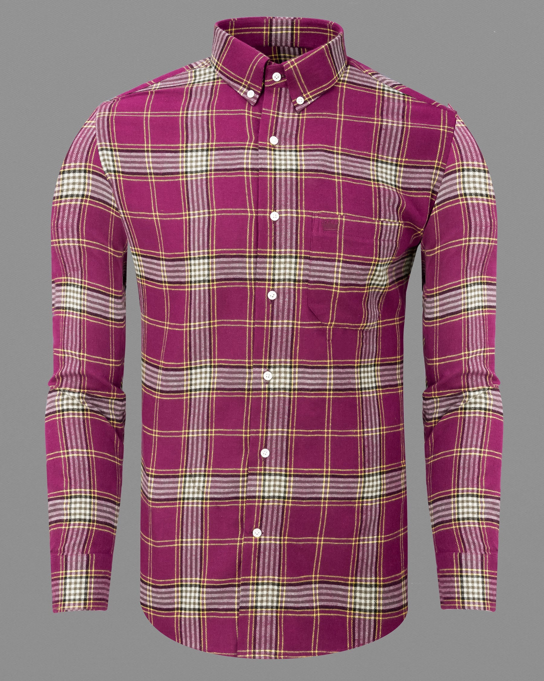 Rouge Plaid Flannel Shirt