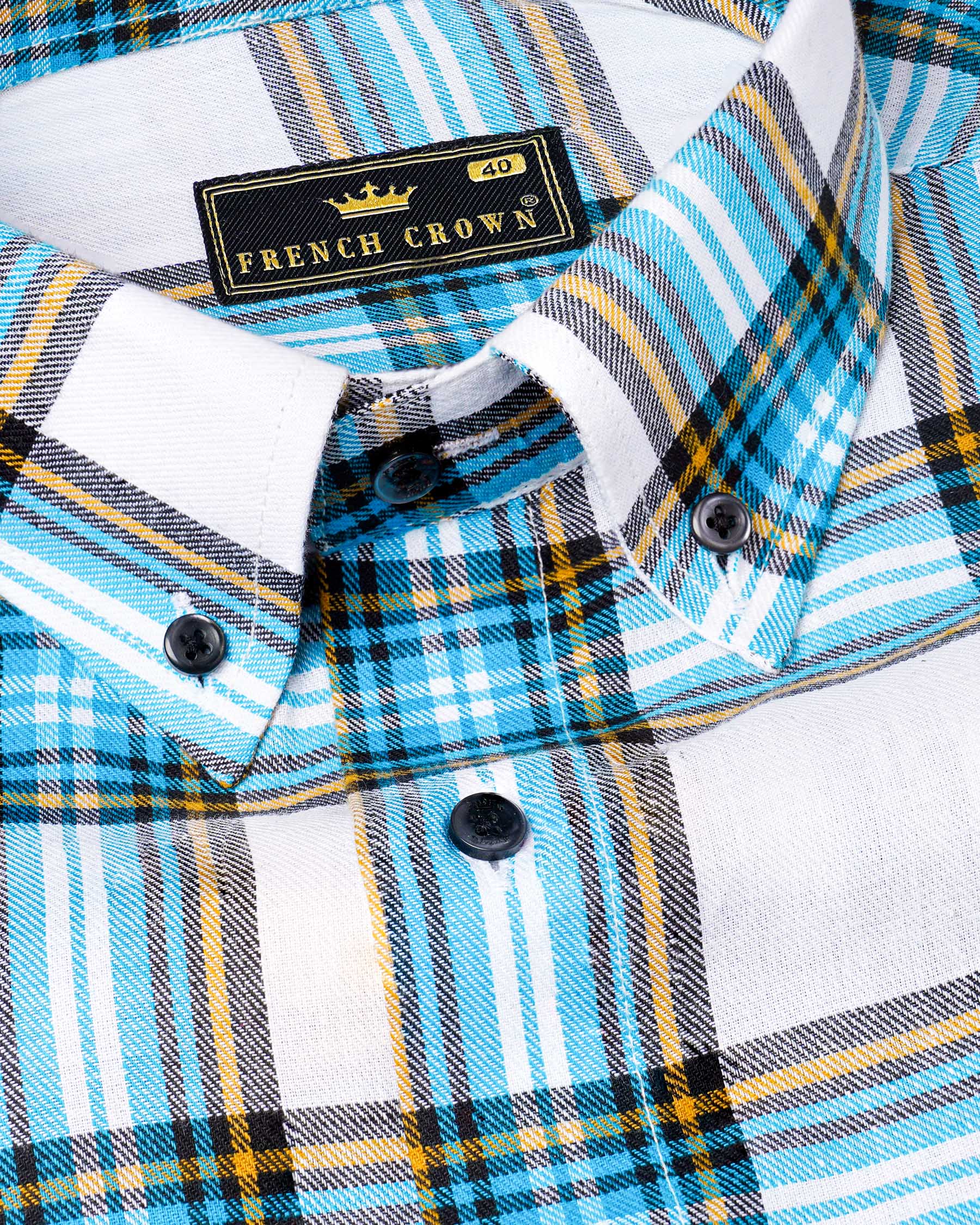 Bright White and Celestial Blue Twill Plaid Premium Cotton Shirt 7338-BD-BLK-38, 7338-BD-BLK-H-38, 7338-BD-BLK-39, 7338-BD-BLK-H-39, 7338-BD-BLK-40, 7338-BD-BLK-H-40, 7338-BD-BLK-42, 7338-BD-BLK-H-42, 7338-BD-BLK-44, 7338-BD-BLK-H-44, 7338-BD-BLK-46, 7338-BD-BLK-H-46, 7338-BD-BLK-48, 7338-BD-BLK-H-48, 7338-BD-BLK-50, 7338-BD-BLK-H-50, 7338-BD-BLK-52, 7338-BD-BLK-H-52