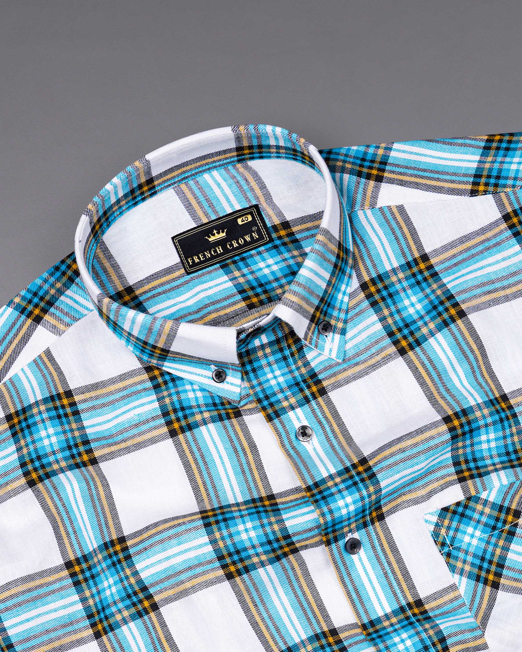 Bright White and Celestial Blue Twill Plaid Premium Cotton Shirt 7338-BD-BLK-38, 7338-BD-BLK-H-38, 7338-BD-BLK-39, 7338-BD-BLK-H-39, 7338-BD-BLK-40, 7338-BD-BLK-H-40, 7338-BD-BLK-42, 7338-BD-BLK-H-42, 7338-BD-BLK-44, 7338-BD-BLK-H-44, 7338-BD-BLK-46, 7338-BD-BLK-H-46, 7338-BD-BLK-48, 7338-BD-BLK-H-48, 7338-BD-BLK-50, 7338-BD-BLK-H-50, 7338-BD-BLK-52, 7338-BD-BLK-H-52