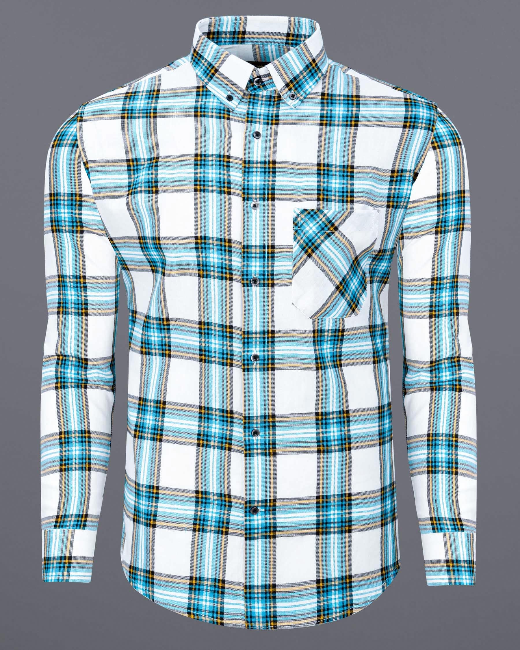 Bright White and Celestial Blue Twill Plaid Premium Cotton Shirt 7338-BD-BLK-38, 7338-BD-BLK-H-38, 7338-BD-BLK-39, 7338-BD-BLK-H-39, 7338-BD-BLK-40, 7338-BD-BLK-H-40, 7338-BD-BLK-42, 7338-BD-BLK-H-42, 7338-BD-BLK-44, 7338-BD-BLK-H-44, 7338-BD-BLK-46, 7338-BD-BLK-H-46, 7338-BD-BLK-48, 7338-BD-BLK-H-48, 7338-BD-BLK-50, 7338-BD-BLK-H-50, 7338-BD-BLK-52, 7338-BD-BLK-H-52