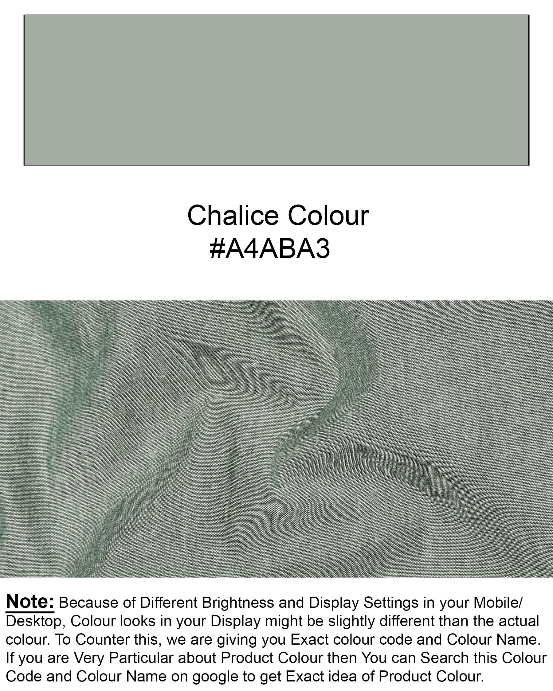 Chalice Green Dobby Textured overshirt/Shacket