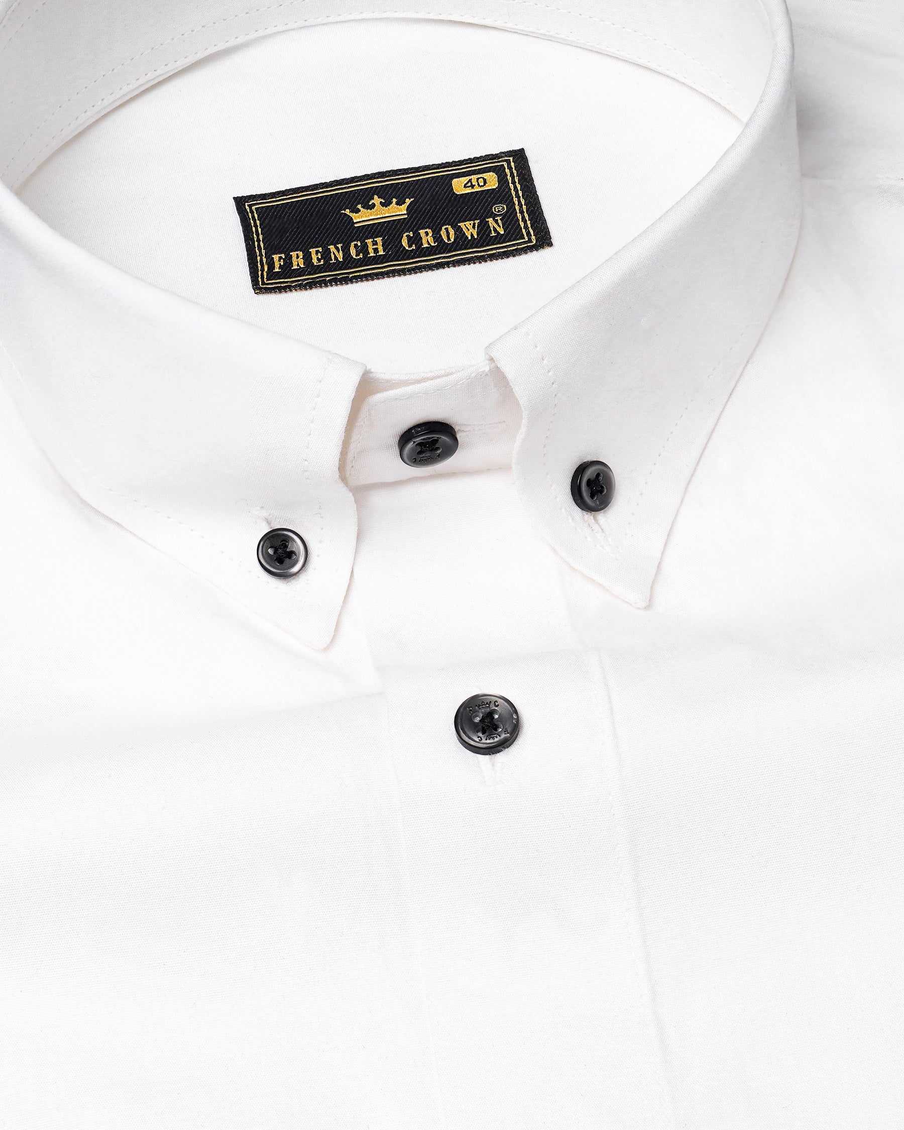 Off White Premium Cotton Shirt