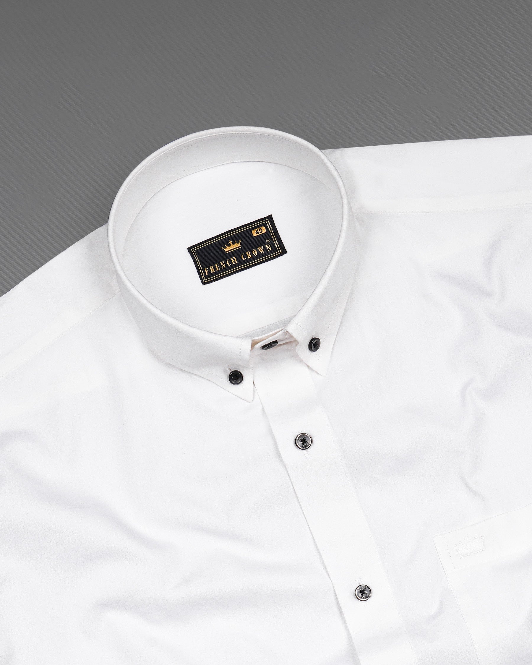 Off White Premium Cotton Shirt