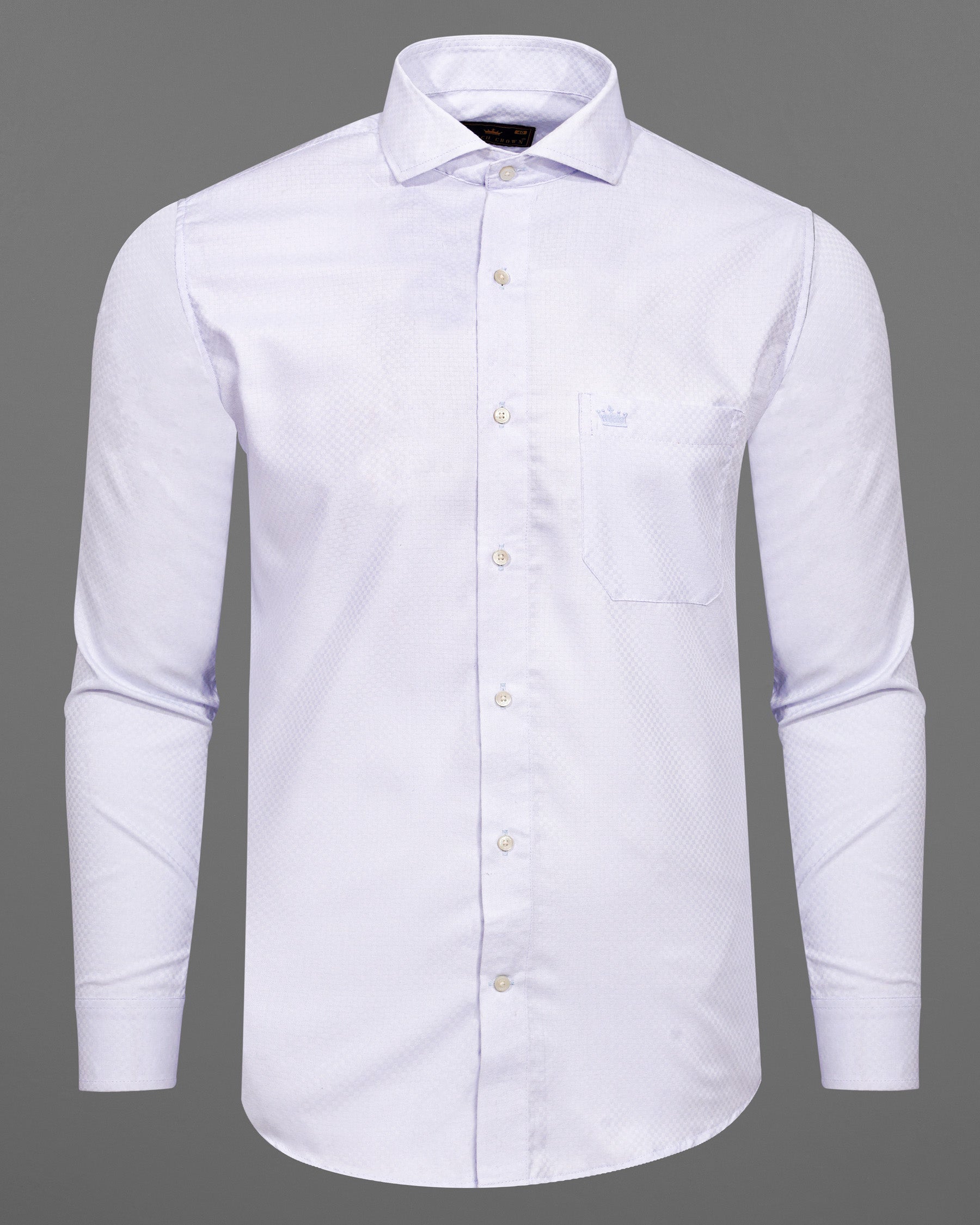 Quartz Dobby Textured Premium Giza Cotton Shirt