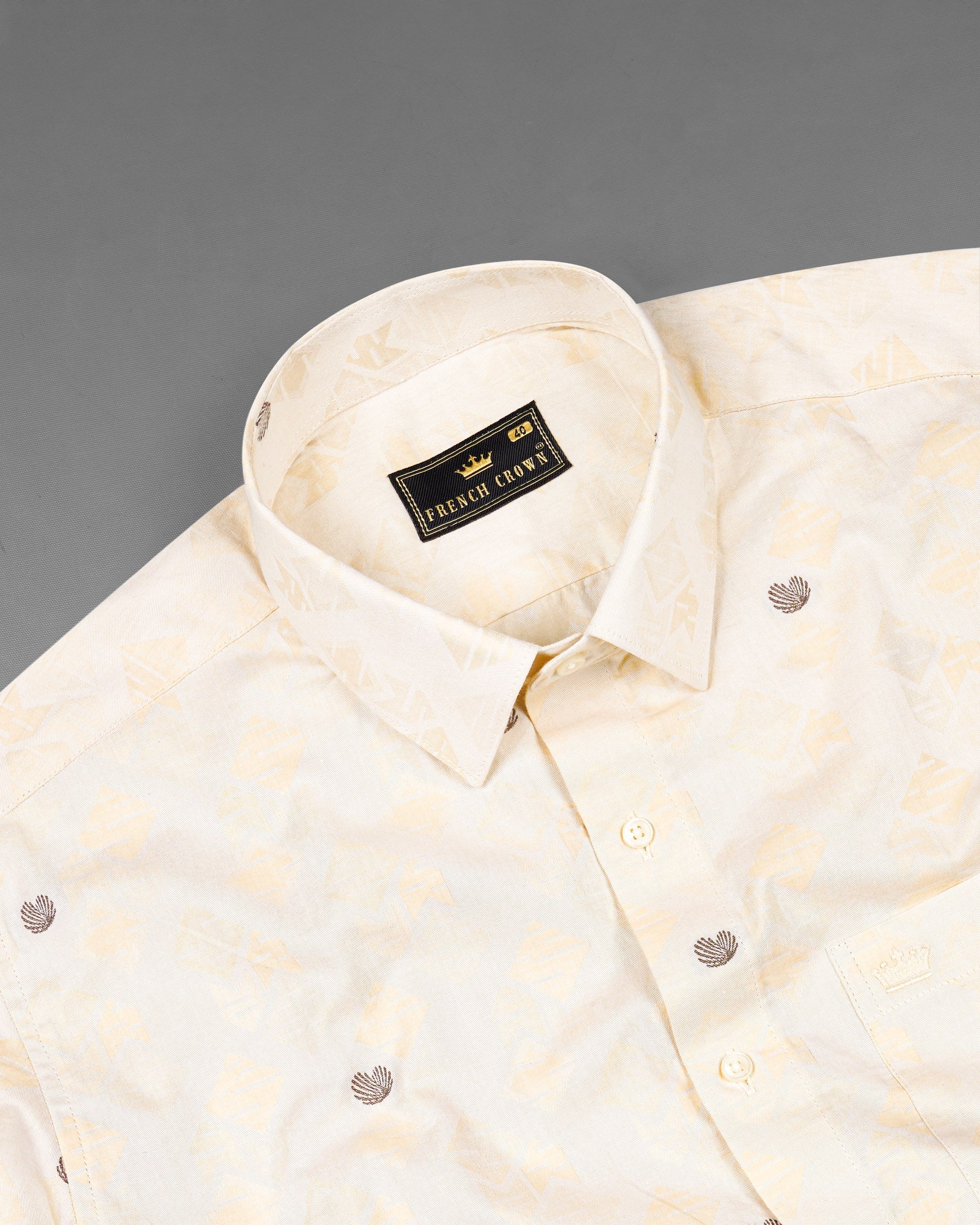 Mercury Jacquard Textured Premium Cotton Shirt