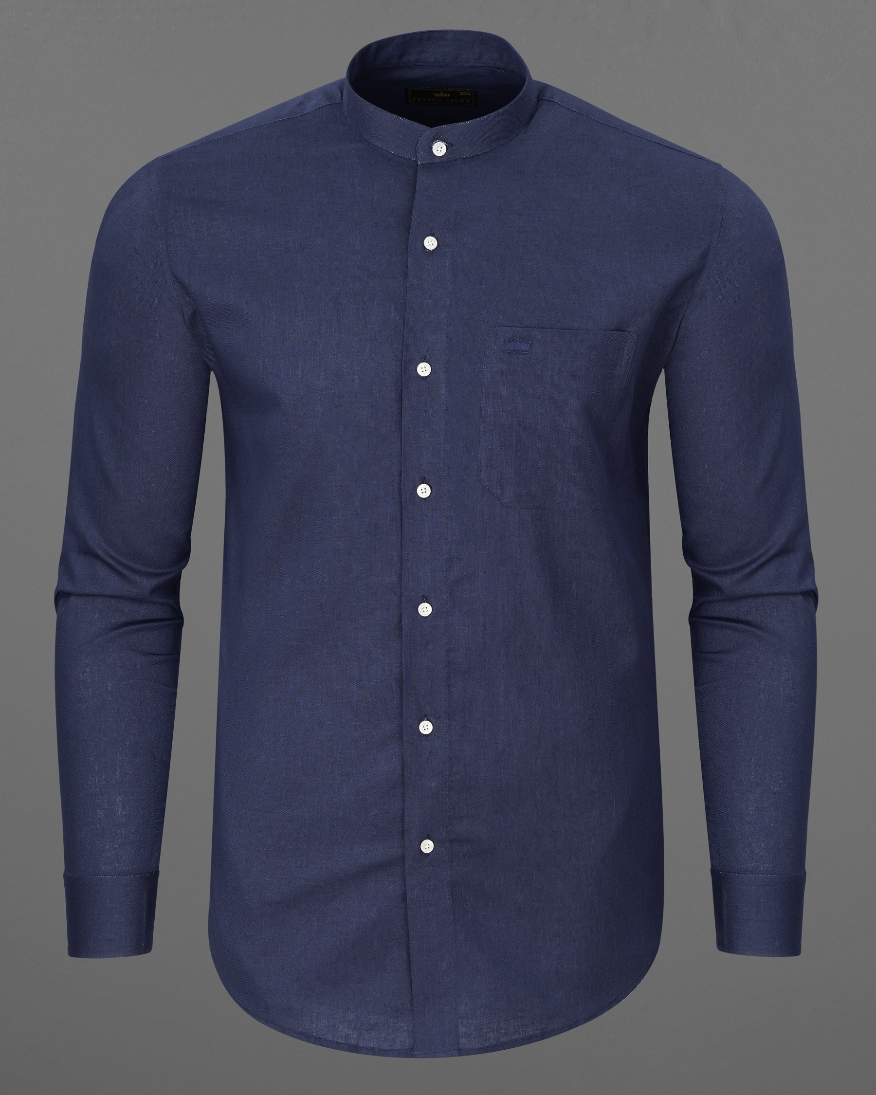 Rhino Blue Luxurious Linen Shirt  7453-M-38, 7453-M-H-38, 7453-M-39, 7453-M-H-39, 7453-M-40, 7453-M-H-40, 7453-M-42, 7453-M-H-42, 7453-M-44, 7453-M-H-44, 7453-M-46, 7453-M-H-46, 7453-M-48, 7453-M-H-48, 7453-M-50, 7453-M-H-50, 7453-M-52, 7453-M-H-52