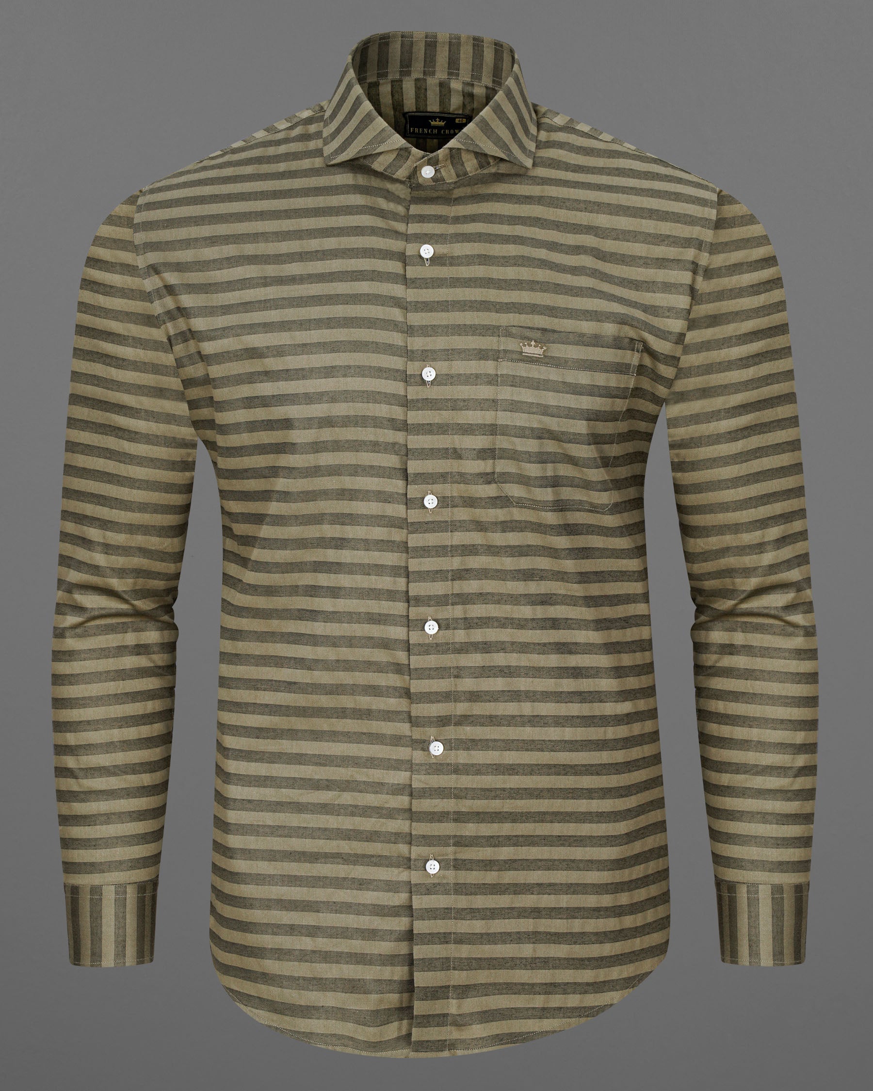 Arrowtone Brown Dobby Textured Premium Giza Cotton Shirt 7477-CA-38, 7477-CA-H-38, 7477-CA-39, 7477-CA-H-39, 7477-CA-40, 7477-CA-H-40, 7477-CA-42, 7477-CA-H-42, 7477-CA-44, 7477-CA-H-44, 7477-CA-46, 7477-CA-H-46, 7477-CA-48, 7477-CA-H-48, 7477-CA-50, 7477-CA-H-50, 7477-CA-52, 7477-CA-H-52