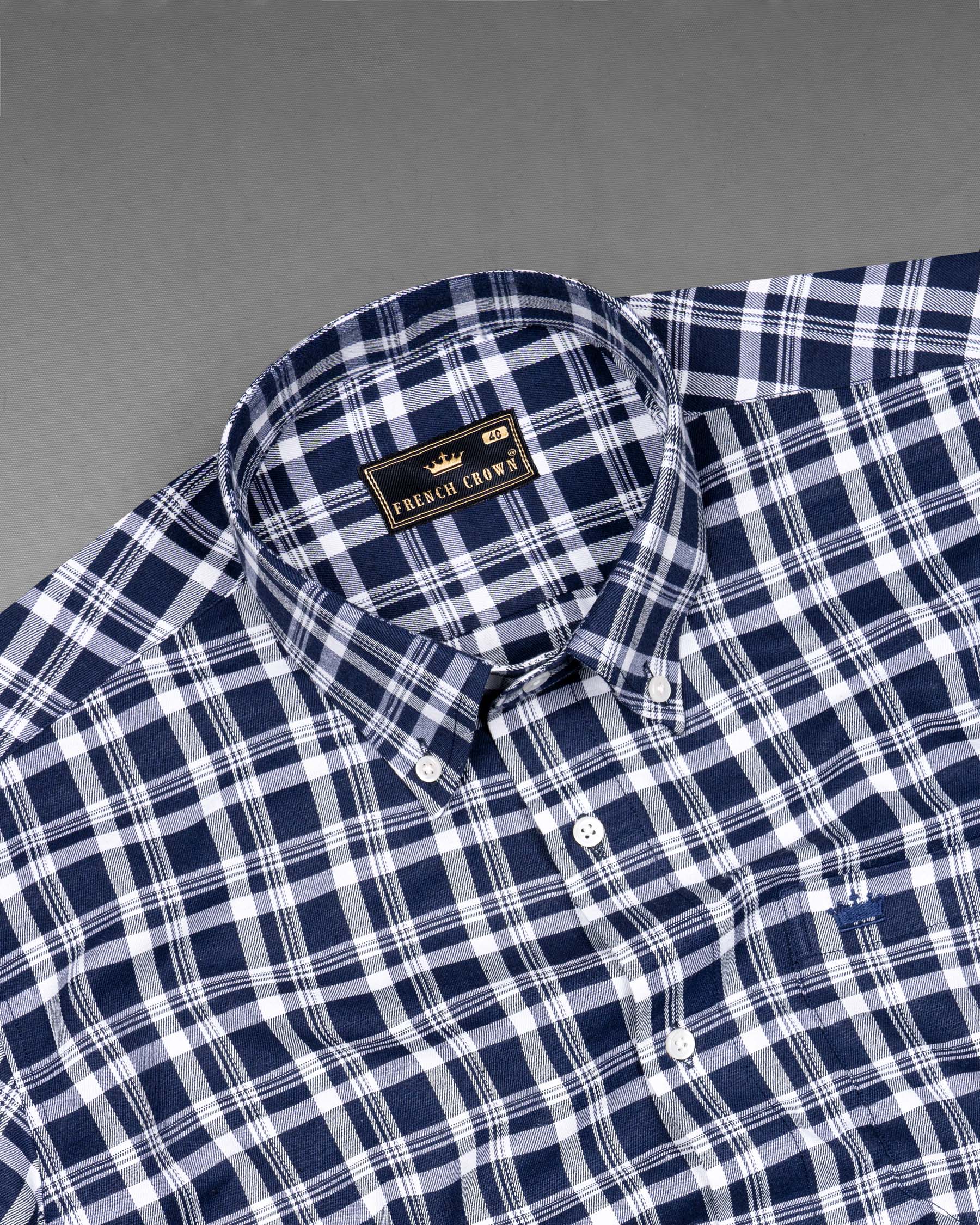 Lucky Point Blue Twill Plaid Premium Cotton Shirt 7486-BD-38, 7486-BD-H-38, 7486-BD-39, 7486-BD-H-39, 7486-BD-40, 7486-BD-H-40, 7486-BD-42, 7486-BD-H-42, 7486-BD-44, 7486-BD-H-44, 7486-BD-46, 7486-BD-H-46, 7486-BD-48, 7486-BD-H-48, 7486-BD-50, 7486-BD-H-50, 7486-BD-52, 7486-BD-H-52