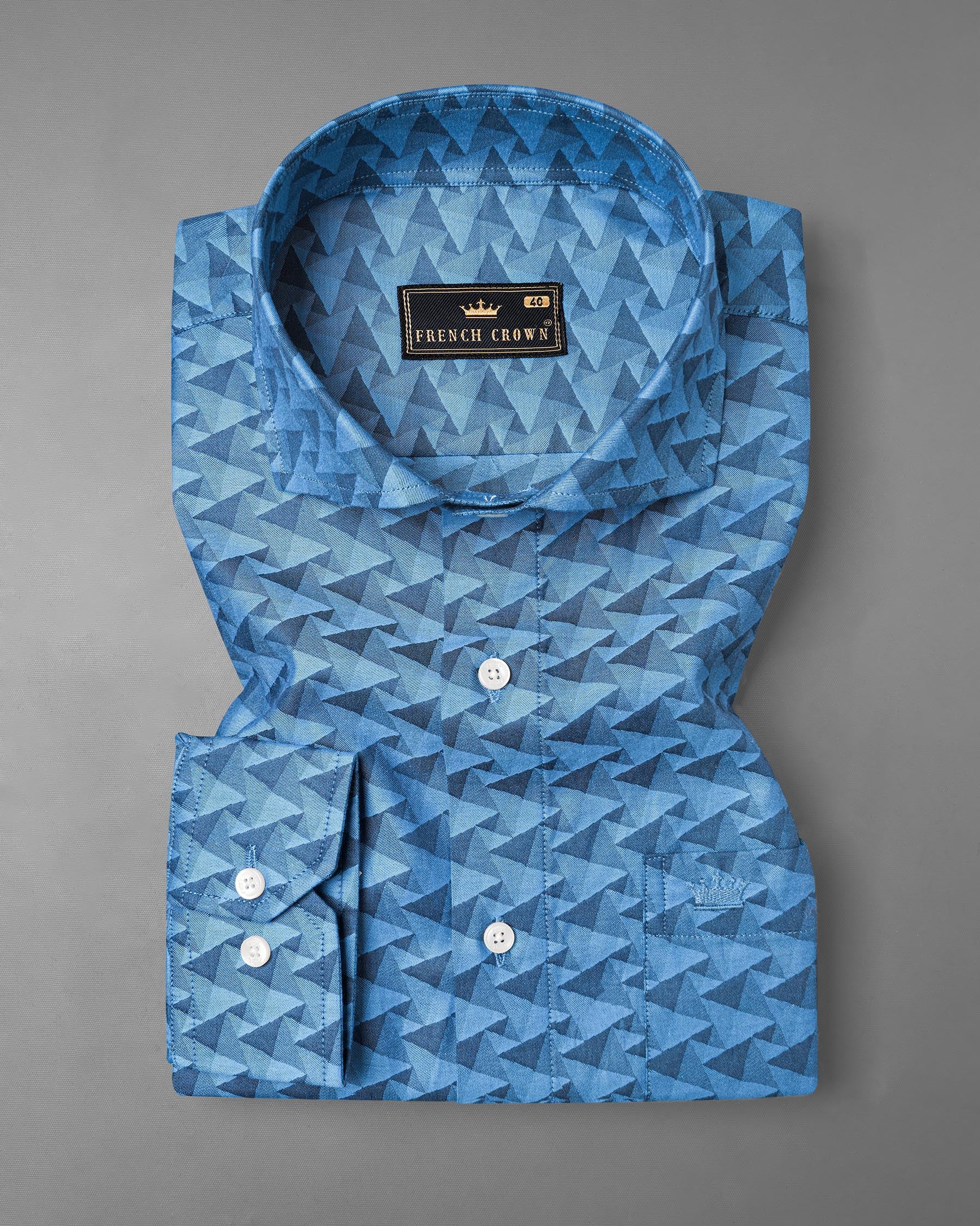 Danube Blue with Blumine 3D art Jacquard Textured Premium Giza Cotton Shirt 7497-CA-38, 7497-CA-H-38, 7497-CA-39, 7497-CA-H-39, 7497-CA-40, 7497-CA-H-40, 7497-CA-42, 7497-CA-H-42, 7497-CA-44, 7497-CA-H-44, 7497-CA-46, 7497-CA-H-46, 7497-CA-48, 7497-CA-H-48, 7497-CA-50, 7497-CA-H-50, 7497-CA-52, 7497-CA-H-52