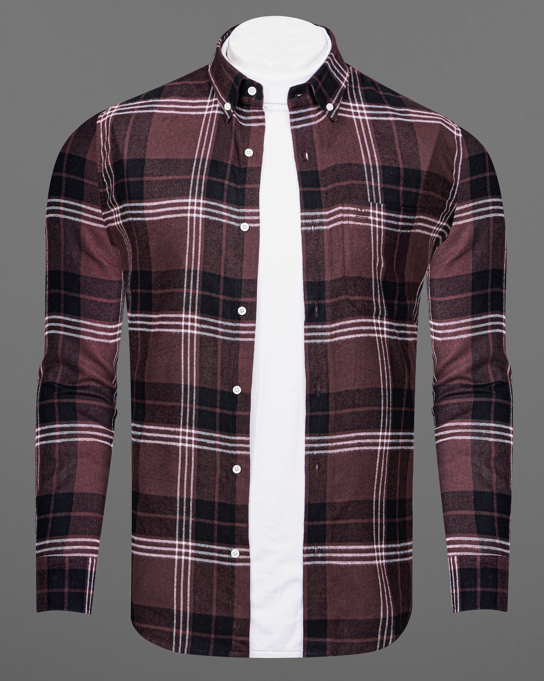 Cab Sav Brown Plaid Super Soft Flannel Over Shirt 7499-BD-38, 7499-BD-H-38, 7499-BD-39, 7499-BD-H-39, 7499-BD-40, 7499-BD-H-40, 7499-BD-42, 7499-BD-H-42, 7499-BD-44, 7499-BD-H-44, 7499-BD-46, 7499-BD-H-46, 7499-BD-48, 7499-BD-H-48, 7499-BD-50, 7499-BD-H-50, 7499-BD-52, 7499-BD-H-52