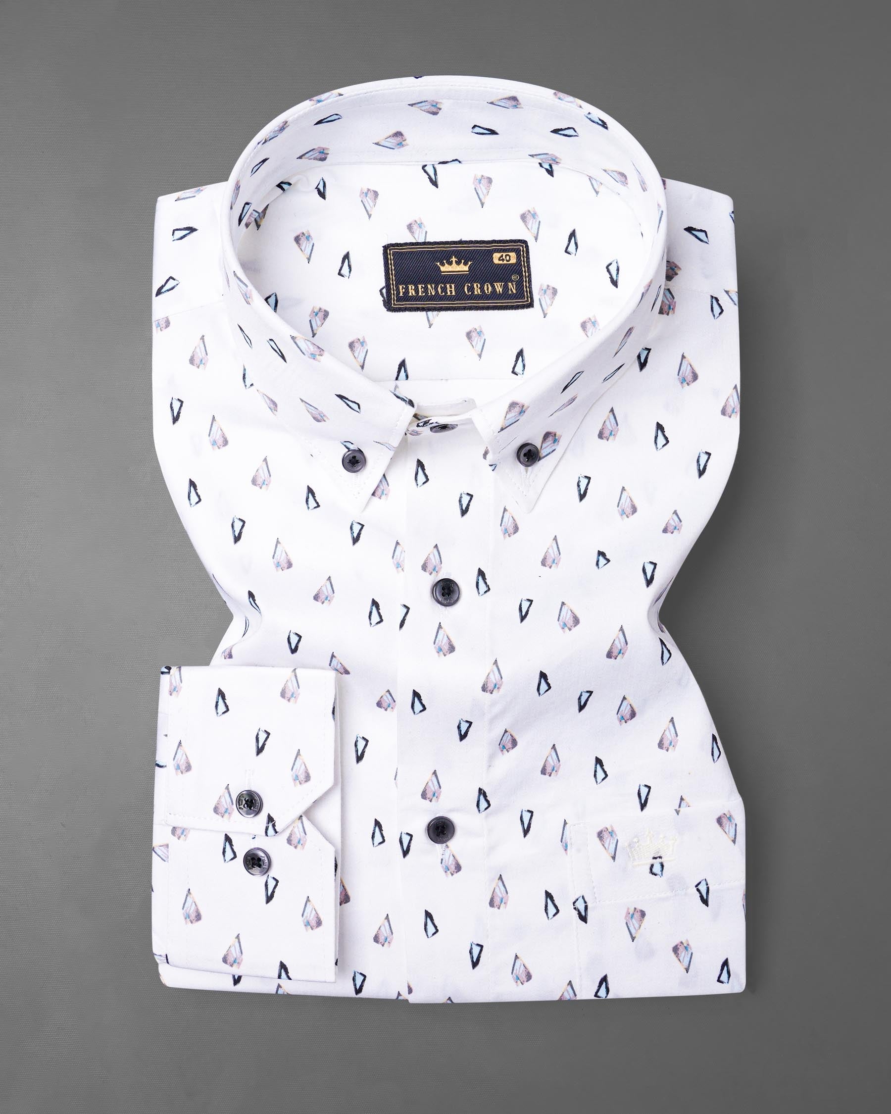 Bright White Stones Printed Super Soft Premium Cotton Shirt  7509-BD-BLK-38, 7509-BD-BLK-H-38, 7509-BD-BLK-39, 7509-BD-BLK-H-39, 7509-BD-BLK-40, 7509-BD-BLK-H-40, 7509-BD-BLK-42, 7509-BD-BLK-H-42, 7509-BD-BLK-44, 7509-BD-BLK-H-44, 7509-BD-BLK-46, 7509-BD-BLK-H-46, 7509-BD-BLK-48, 7509-BD-BLK-H-48, 7509-BD-BLK-50, 7509-BD-BLK-H-50, 7509-BD-BLK-52, 7509-BD-BLK-H-52