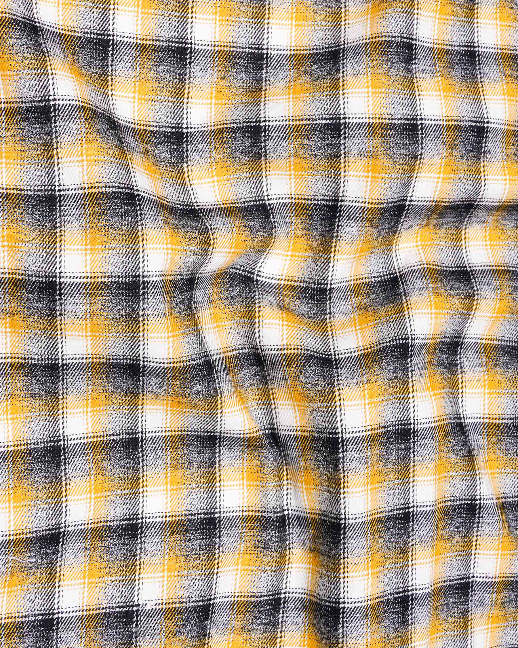 Supernova Yellow and Shark Black Plaid Twill Premium Cotton Shirt 7542-BD-38,7542-BD-38,7542-BD-39,7542-BD-39,7542-BD-40,7542-BD-40,7542-BD-42,7542-BD-42,7542-BD-44,7542-BD-44,7542-BD-46,7542-BD-46,7542-BD-48,7542-BD-48,7542-BD-50,7542-BD-50,7542-BD-52,7542-BD-52