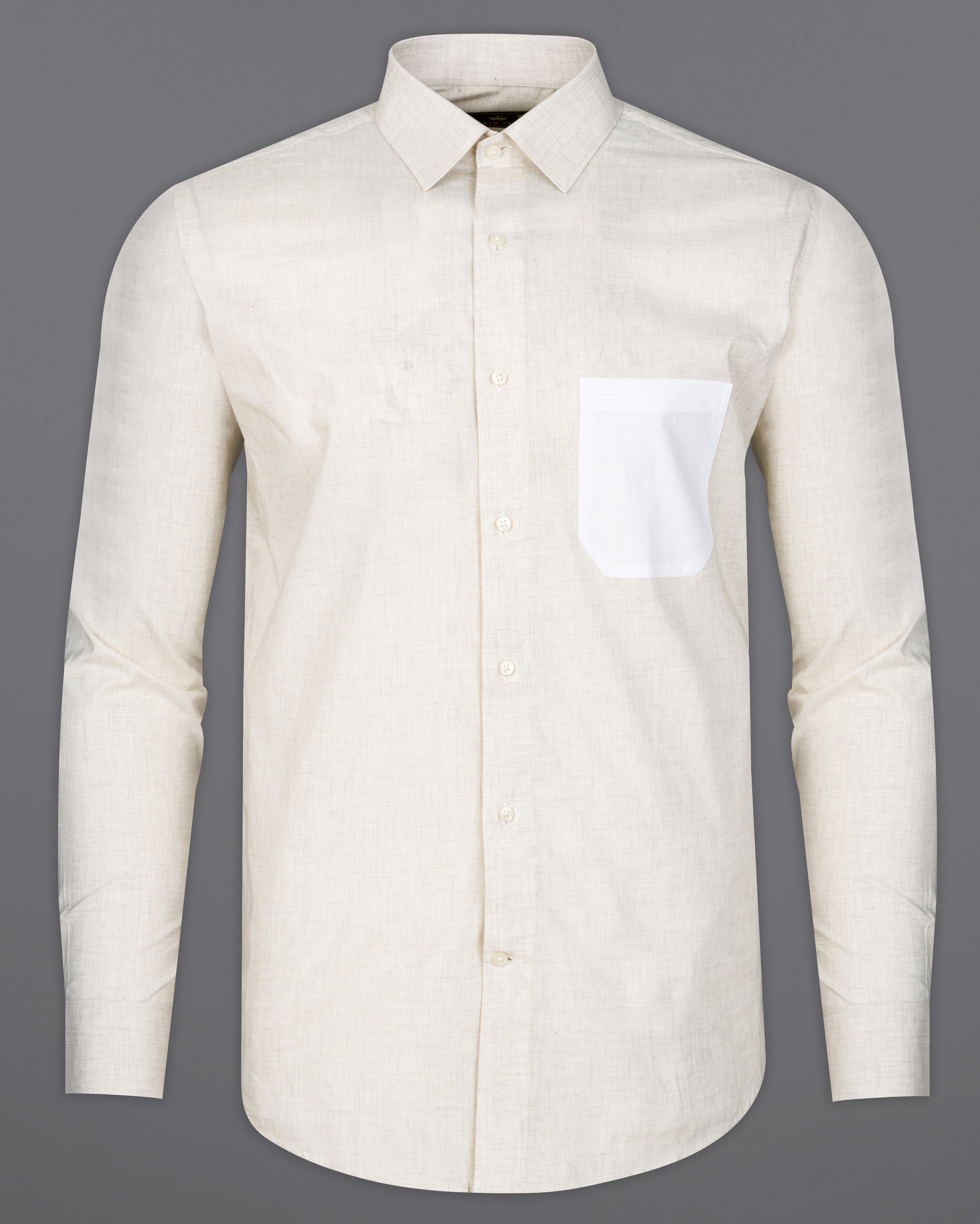 Armour Beige Signature Embroidered with White Patches Premium Cotton Shirt 7566-P310-E067-38, 7566-P310-E067-H-38, 7566-P310-E067-39, 7566-P310-E067-H-39, 7566-P310-E067-40, 7566-P310-E067-H-40, 7566-P310-E067-42, 7566-P310-E067-H-42, 7566-P310-E067-44, 7566-P310-E067-H-44, 7566-P310-E067-46, 7566-P310-E067-H-46, 7566-P310-E067-48, 7566-P310-E067-H-48, 7566-P310-E067-50, 7566-P310-E067-H-50, 7566-P310-E067-52, 7566-P310-E067-H-52