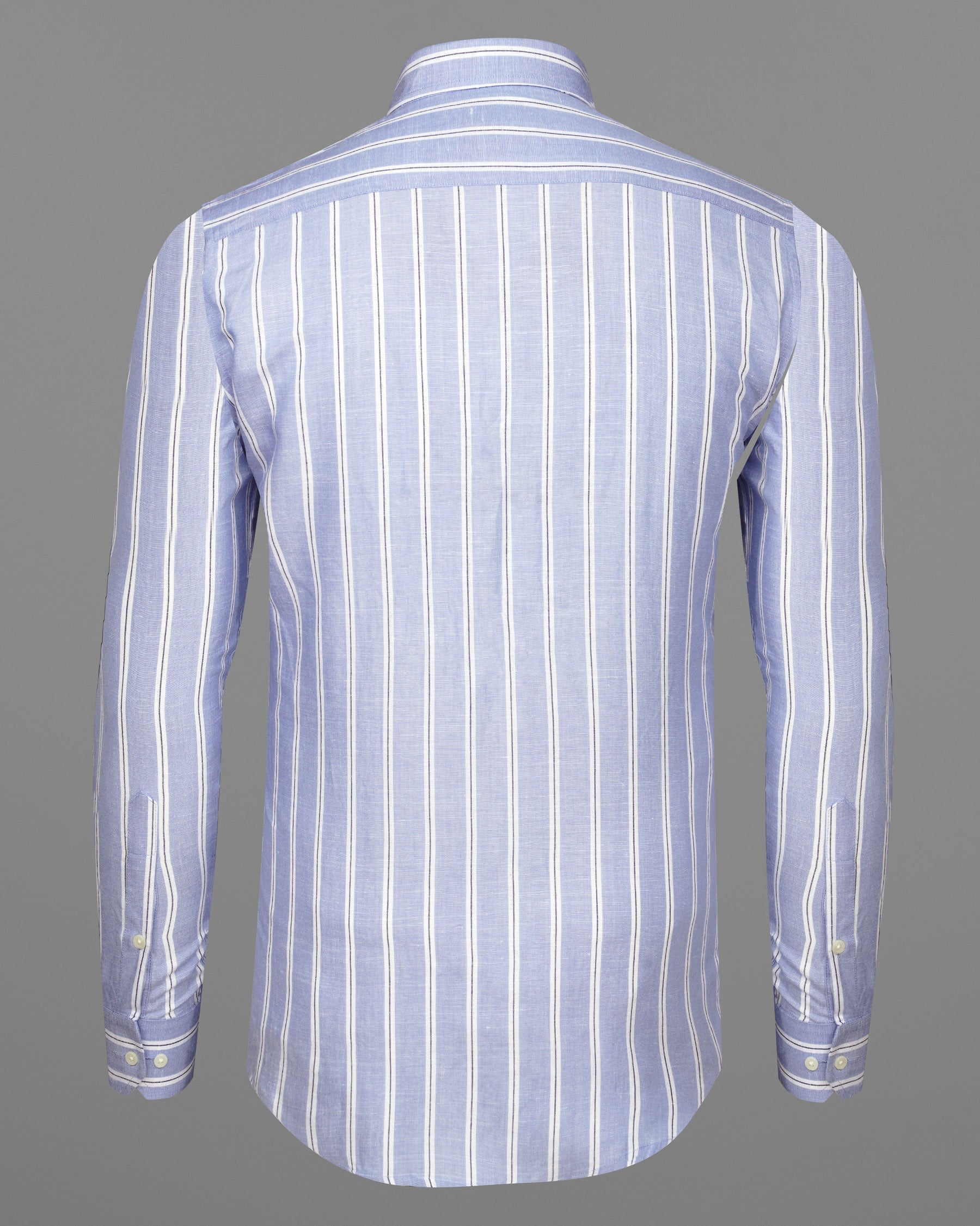 Mercury Blue with White Vertical Striped Twill Premium Cotton Shirt 7572-38,7572-38,7572-39,7572-39,7572-40,7572-40,7572-42,7572-42,7572-44,7572-44,7572-46,7572-46,7572-48,7572-48,7572-50,7572-50,7572-52,7572-52