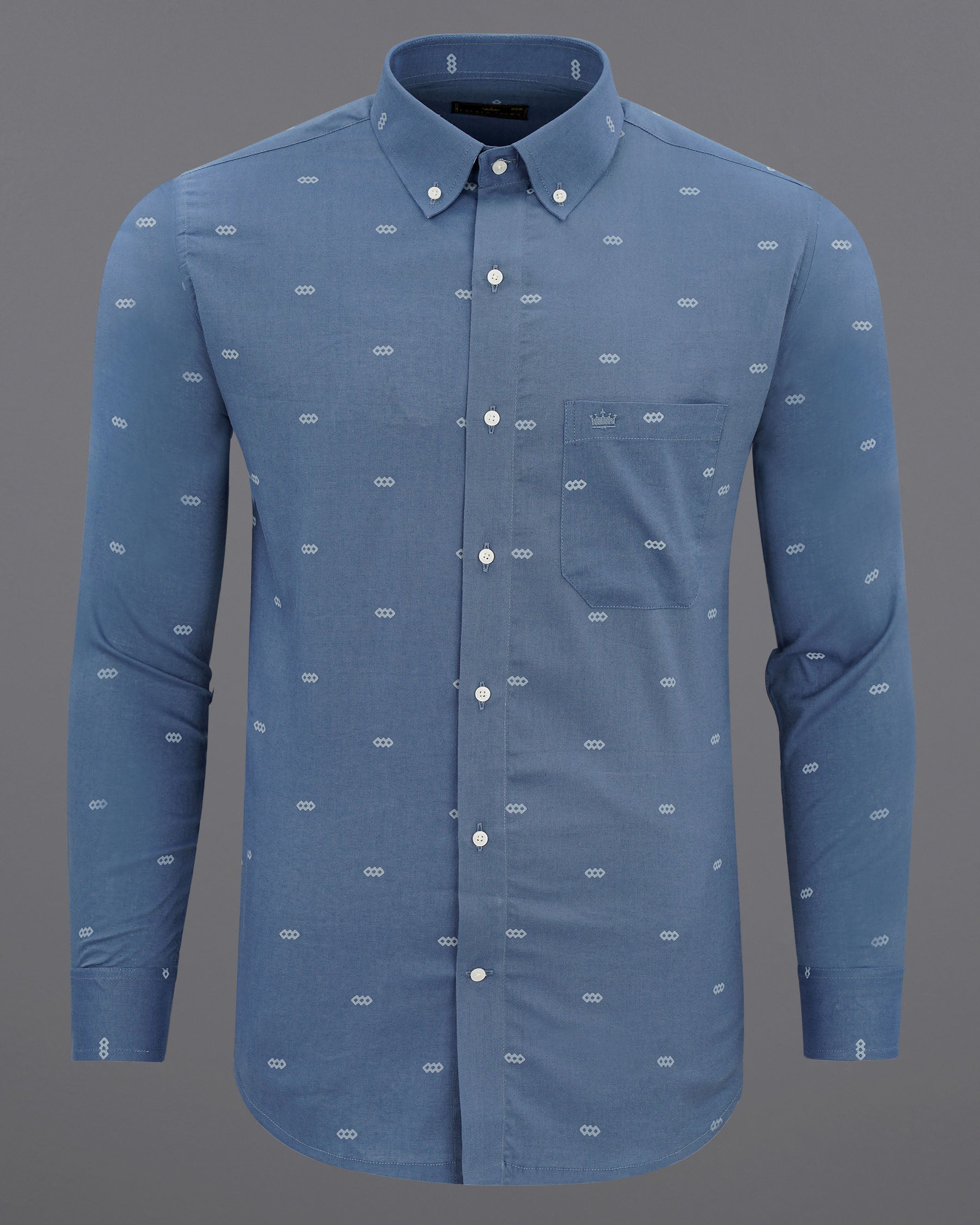 Greyish Blue Premium Tencel Shirt 7592-BD-38,7592-BD-38,7592-BD-39,7592-BD-39,7592-BD-40,7592-BD-40,7592-BD-42,7592-BD-42,7592-BD-44,7592-BD-44,7592-BD-46,7592-BD-46,7592-BD-48,7592-BD-48,7592-BD-50,7592-BD-50,7592-BD-52,7592-BD-52