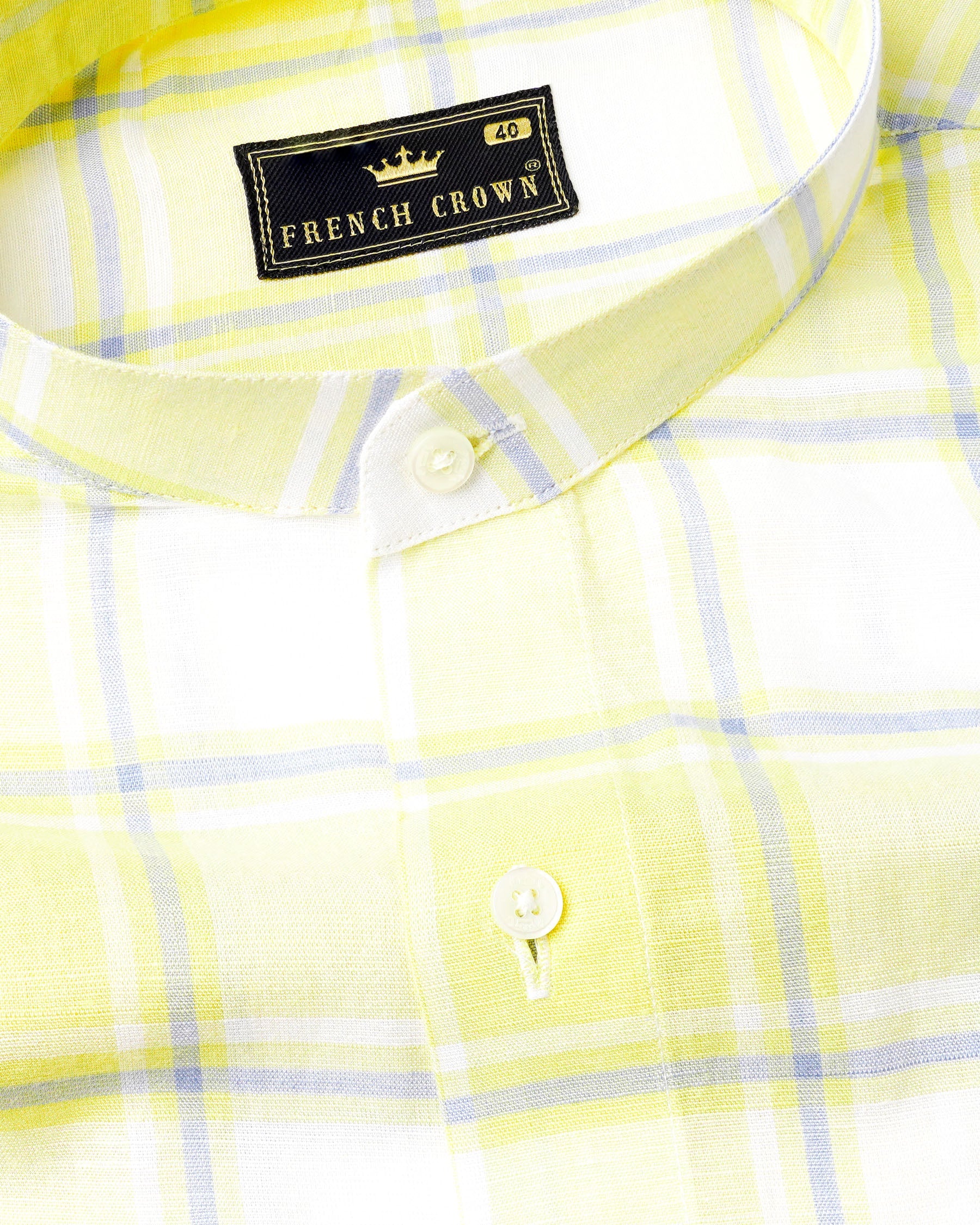 Sandwisp Yellow Plaid Premium Tencel Linen Blend Shirt 7612-M-38,7612-M-38,7612-M-39,7612-M-39,7612-M-40,7612-M-40,7612-M-42,7612-M-42,7612-M-44,7612-M-44,7612-M-46,7612-M-46,7612-M-48,7612-M-48,7612-M-50,7612-M-50,7612-M-52,7612-M-52