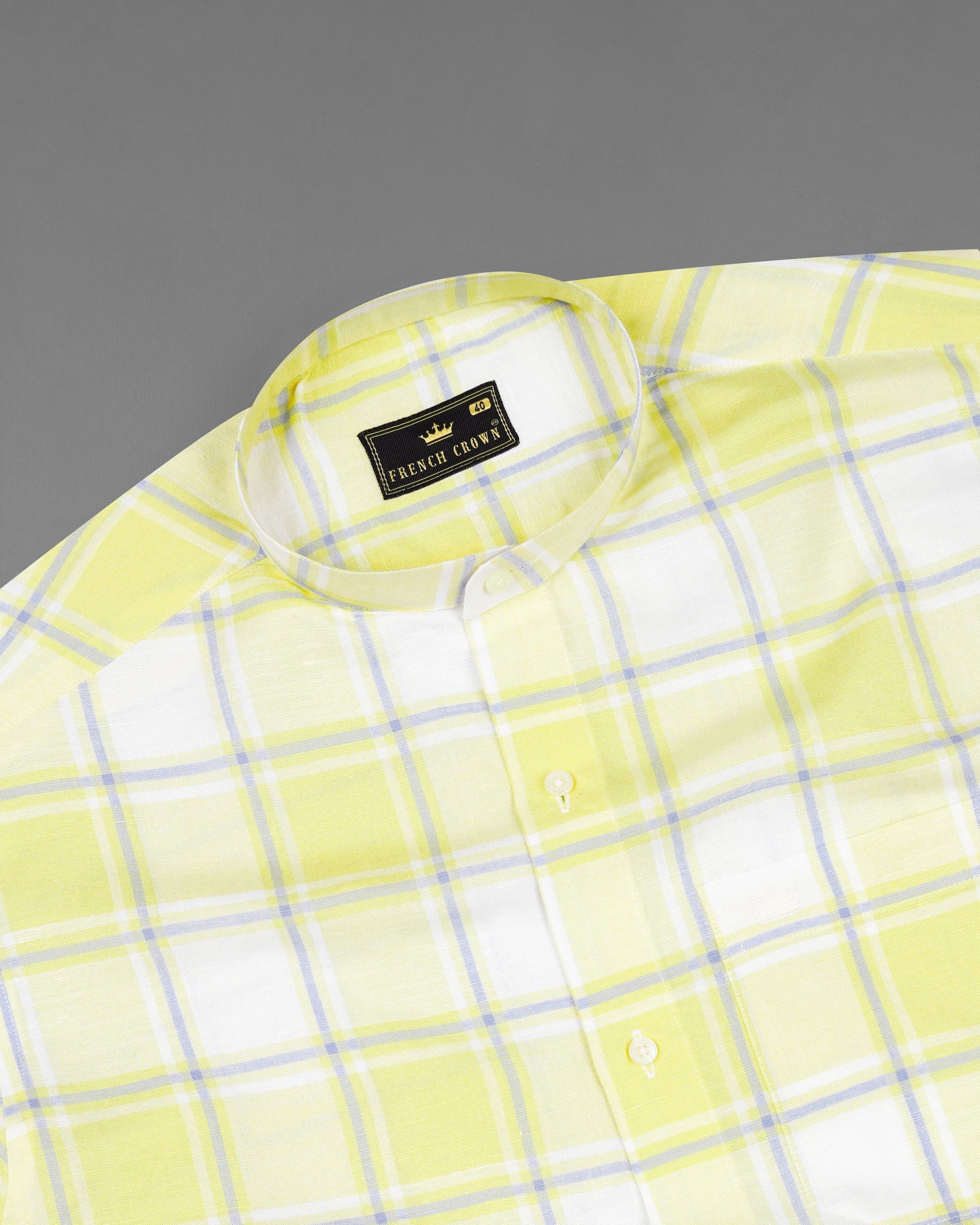 Sandwisp Yellow Plaid Premium Tencel Linen Blend Shirt 7612-M-38,7612-M-38,7612-M-39,7612-M-39,7612-M-40,7612-M-40,7612-M-42,7612-M-42,7612-M-44,7612-M-44,7612-M-46,7612-M-46,7612-M-48,7612-M-48,7612-M-50,7612-M-50,7612-M-52,7612-M-52