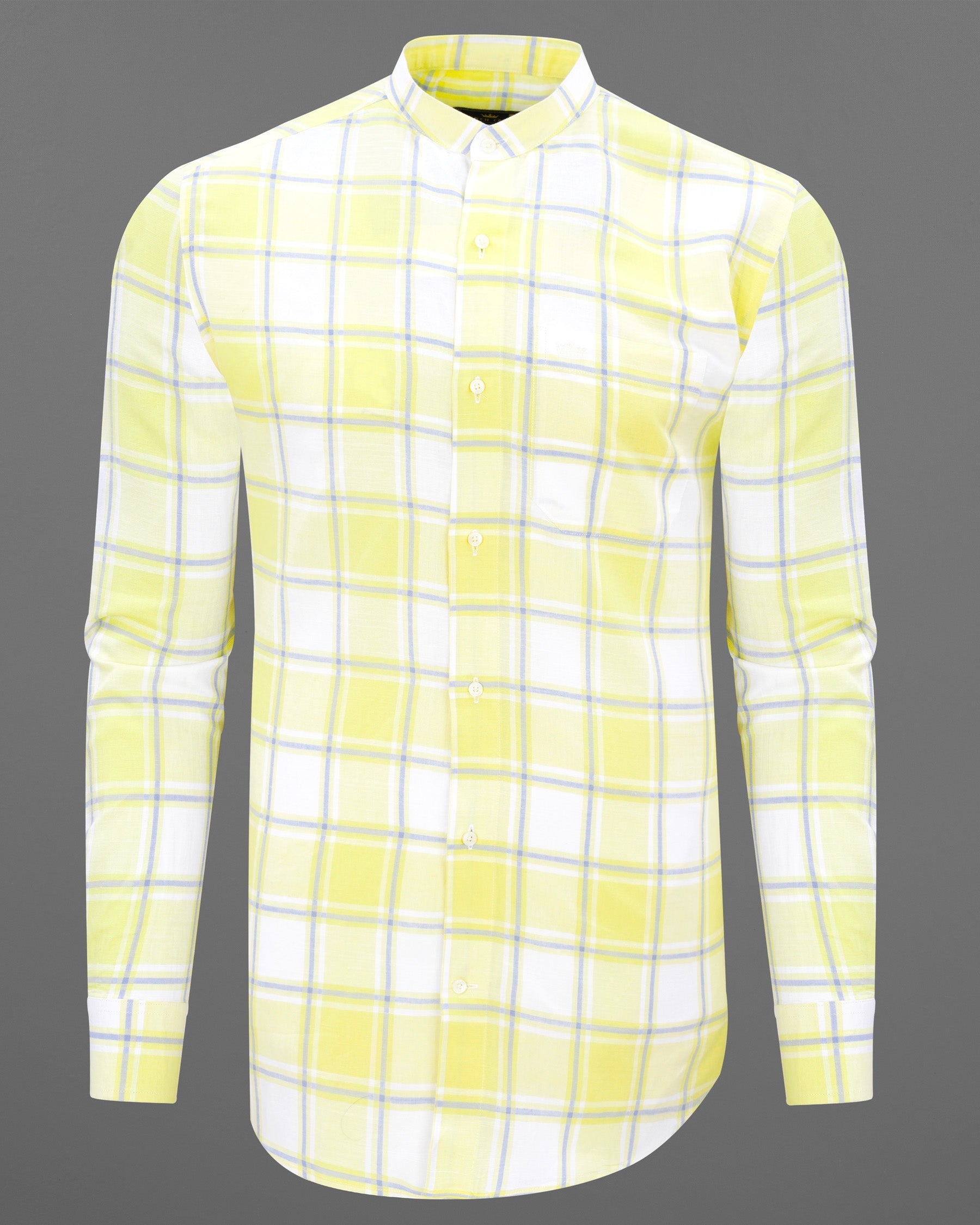 Sandwisp Yellow Plaid Premium Tencel Linen Blend Shirt 7612-M-38,7612-M-38,7612-M-39,7612-M-39,7612-M-40,7612-M-40,7612-M-42,7612-M-42,7612-M-44,7612-M-44,7612-M-46,7612-M-46,7612-M-48,7612-M-48,7612-M-50,7612-M-50,7612-M-52,7612-M-52