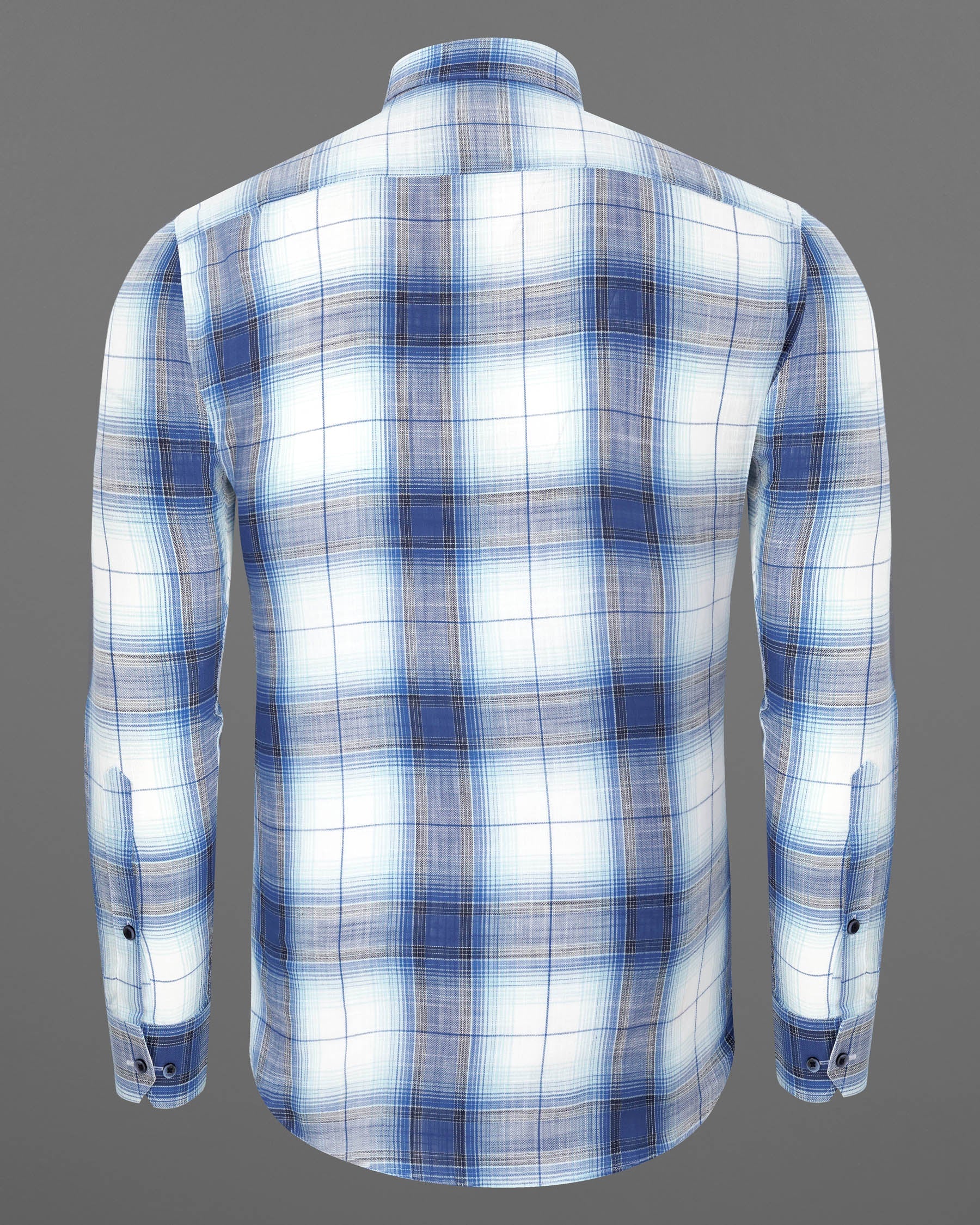 Bright White and Twilight Blue Plaid Herringbone Shirt 7624-BD-BLE-38,7624-BD-BLE-38,7624-BD-BLE-39,7624-BD-BLE-39,7624-BD-BLE-40,7624-BD-BLE-40,7624-BD-BLE-42,7624-BD-BLE-42,7624-BD-BLE-44,7624-BD-BLE-44,7624-BD-BLE-46,7624-BD-BLE-46,7624-BD-BLE-48,7624-BD-BLE-48,7624-BD-BLE-50,7624-BD-BLE-50,7624-BD-BLE-52,7624-BD-BLE-52