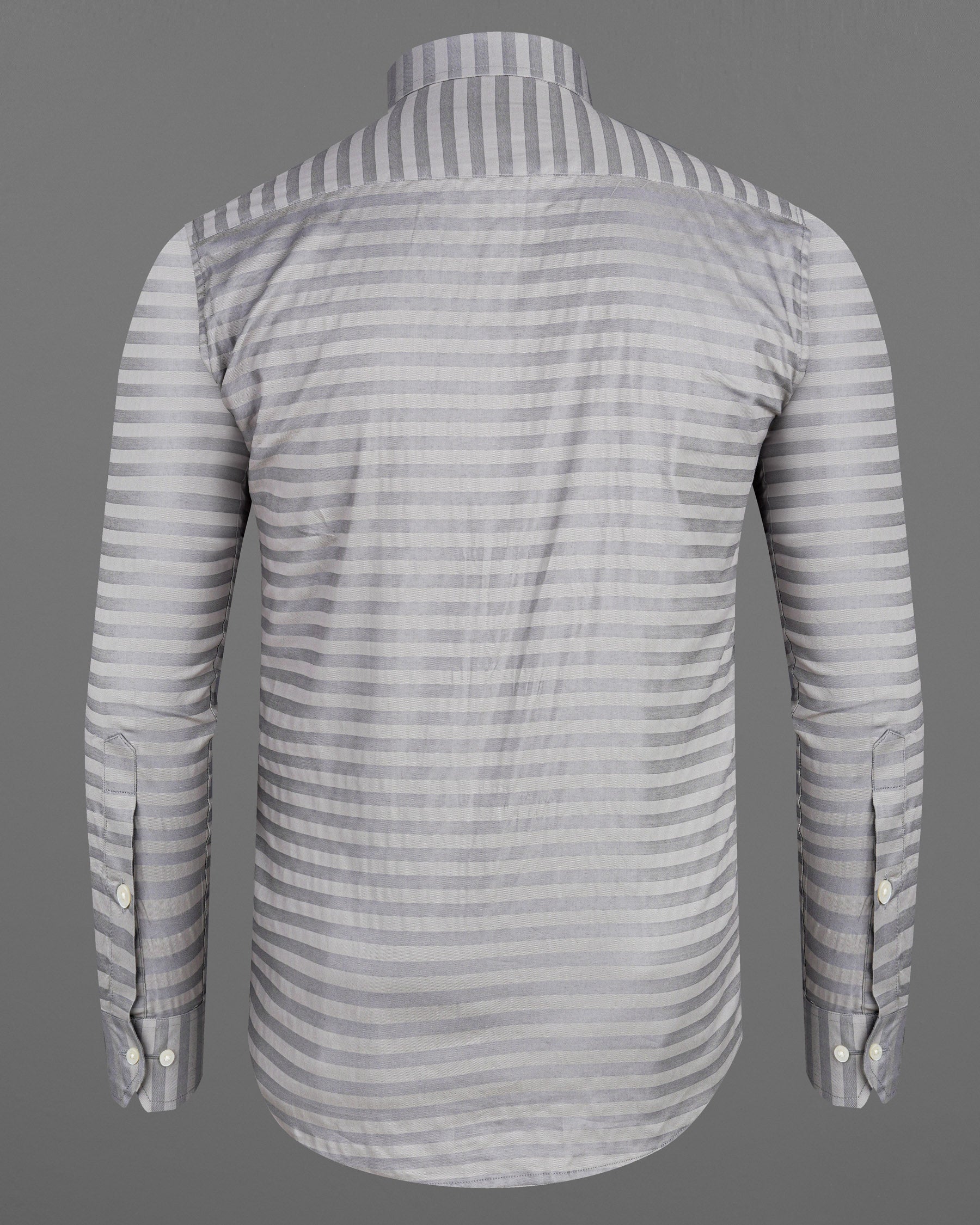 Pale Slate Gray and Mountain Mist Gray Snake Pleated Striped Dobby Shirt 7675-TXD-38,7675-TXD-38,7675-TXD-39,7675-TXD-39,7675-TXD-40,7675-TXD-40,7675-TXD-42,7675-TXD-42,7675-TXD-44,7675-TXD-44,7675-TXD-46,7675-TXD-46,7675-TXD-48,7675-TXD-48,7675-TXD-50,7675-TXD-50,7675-TXD-52,7675-TXD-52