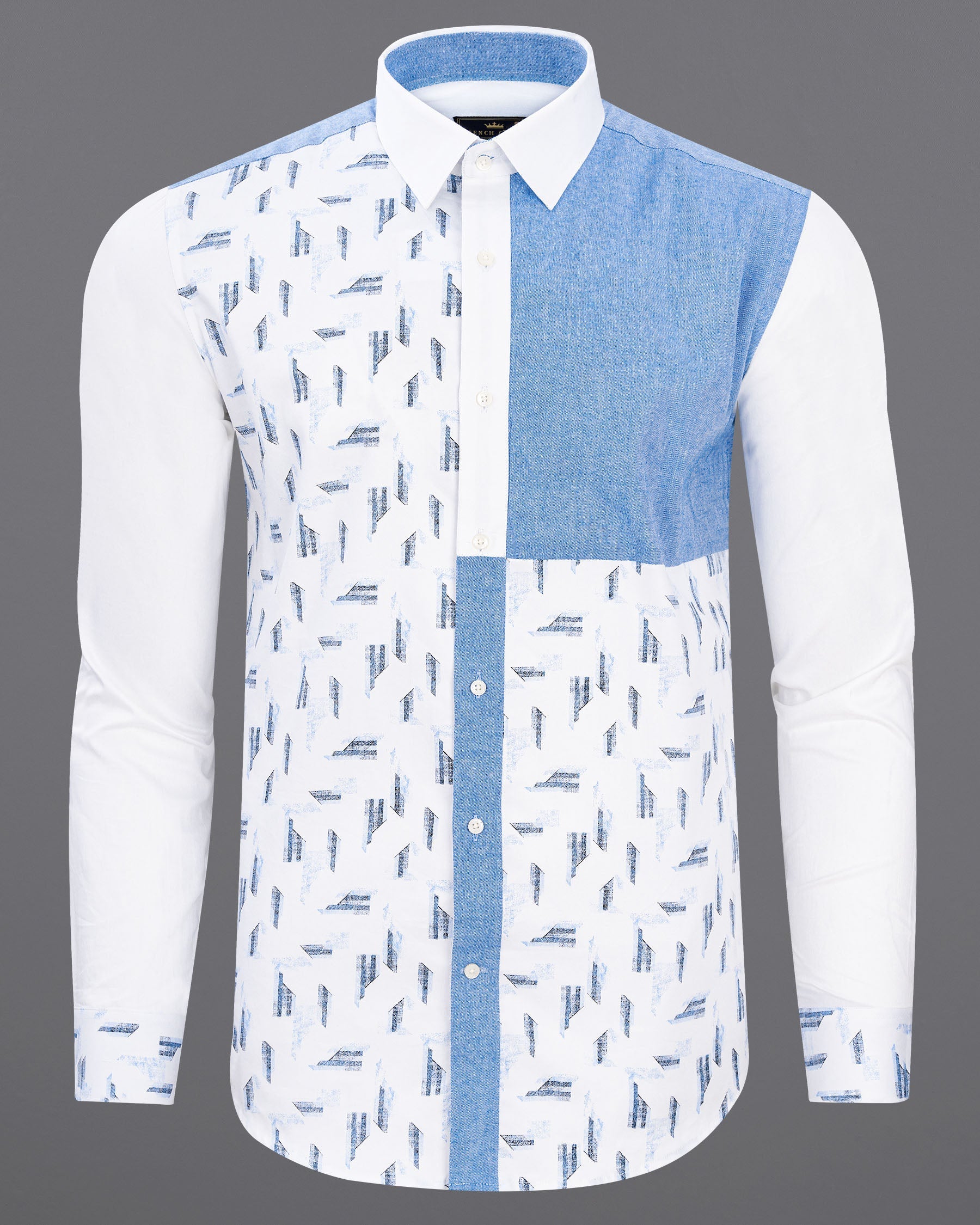 Bright White and Jordy Blue Printed Super Soft Premium Cotton Designer Shirt 7679-P212-38,7679-P212-38,7679-P212-39,7679-P212-39,7679-P212-40,7679-P212-40,7679-P212-42,7679-P212-42,7679-P212-44,7679-P212-44,7679-P212-46,7679-P212-46,7679-P212-48,7679-P212-48,7679-P212-50,7679-P212-50,7679-P212-52,7679-P212-52