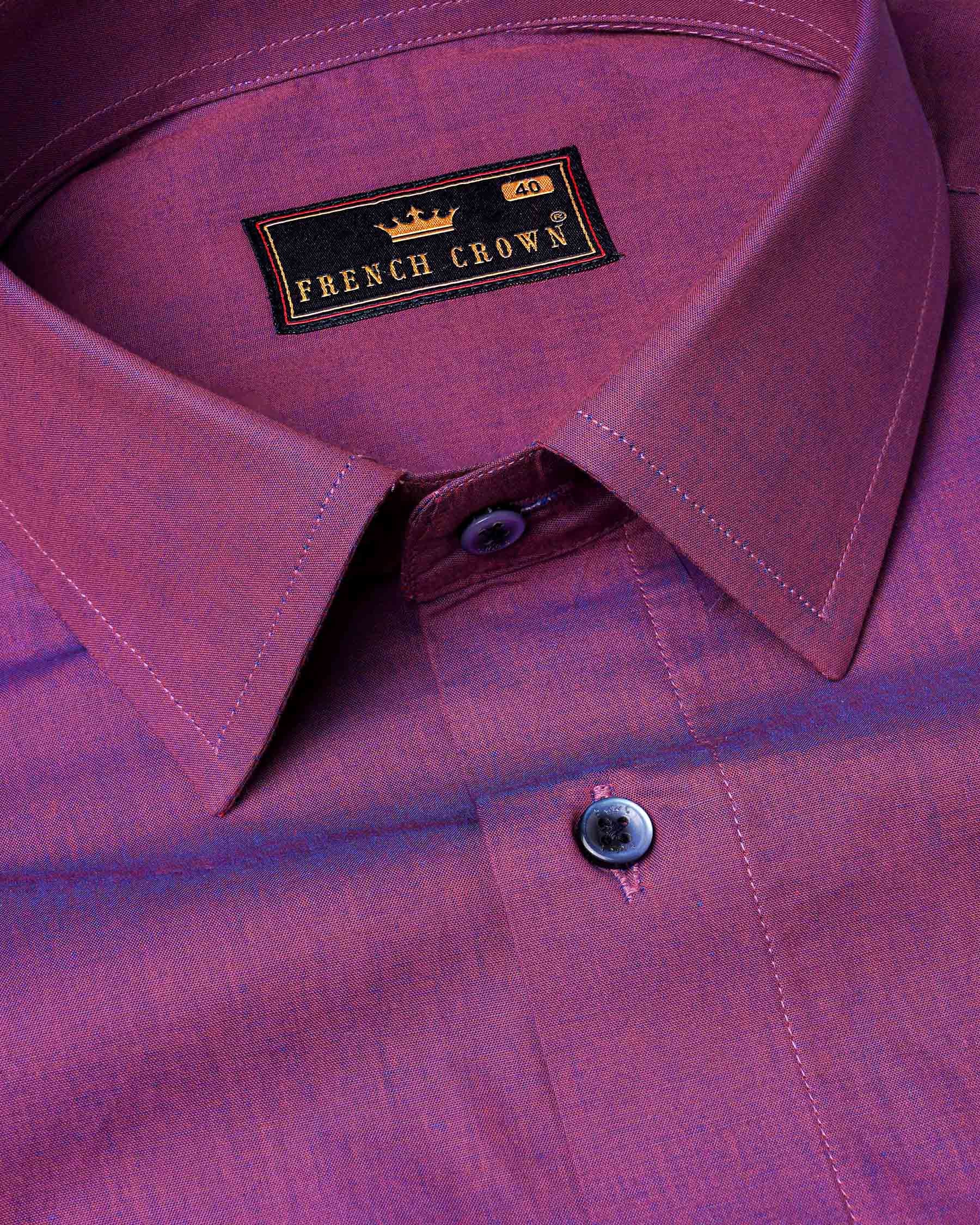 Byzantium Purple Chambray Textured Two-Tone Premium Cotton Shirt 7697-BLE-38,7697-BLE-38,7697-BLE-39,7697-BLE-39,7697-BLE-40,7697-BLE-40,7697-BLE-42,7697-BLE-42,7697-BLE-44,7697-BLE-44,7697-BLE-46,7697-BLE-46,7697-BLE-48,7697-BLE-48,7697-BLE-50,7697-BLE-50,7697-BLE-52,7697-BLE-52