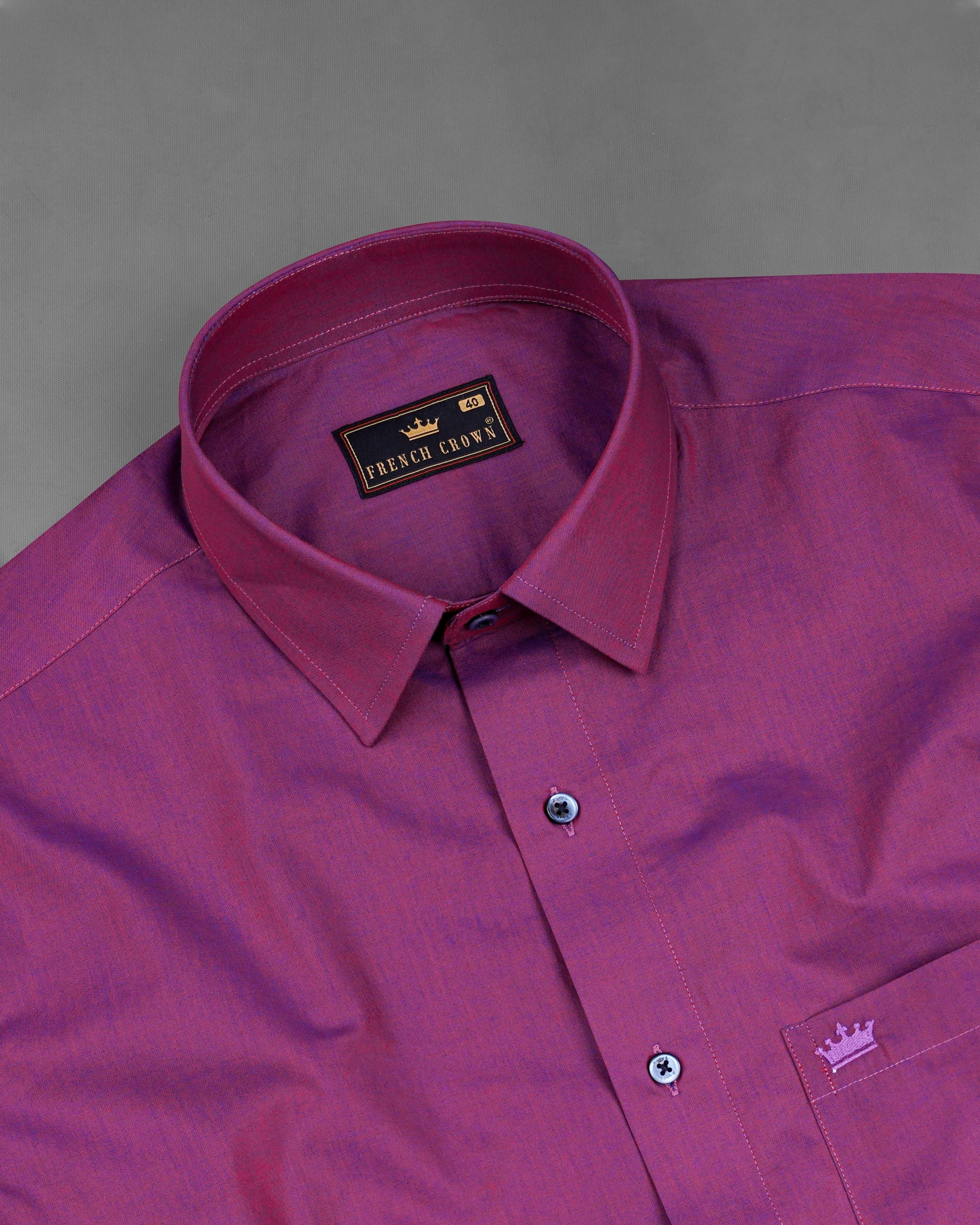 Byzantium Purple Chambray Textured Two-Tone Premium Cotton Shirt 7697-BLE-38,7697-BLE-38,7697-BLE-39,7697-BLE-39,7697-BLE-40,7697-BLE-40,7697-BLE-42,7697-BLE-42,7697-BLE-44,7697-BLE-44,7697-BLE-46,7697-BLE-46,7697-BLE-48,7697-BLE-48,7697-BLE-50,7697-BLE-50,7697-BLE-52,7697-BLE-52