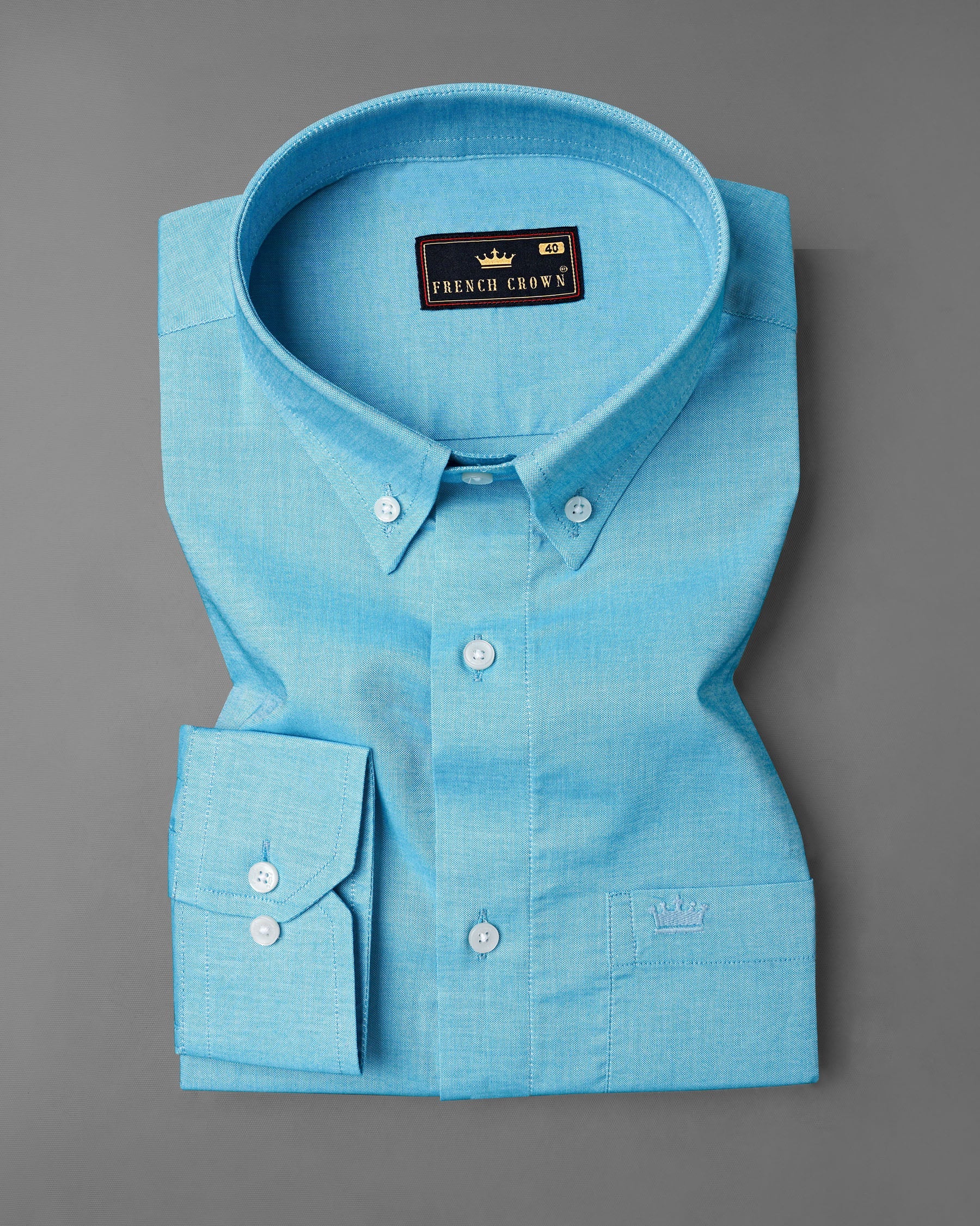 Glacier Blue Royal Oxford Shirt 7734-BD-38,7734-BD-38,7734-BD-39,7734-BD-39,7734-BD-40,7734-BD-40,7734-BD-42,7734-BD-42,7734-BD-44,7734-BD-44,7734-BD-46,7734-BD-46,7734-BD-48,7734-BD-48,7734-BD-50,7734-BD-50,7734-BD-52,7734-BD-52