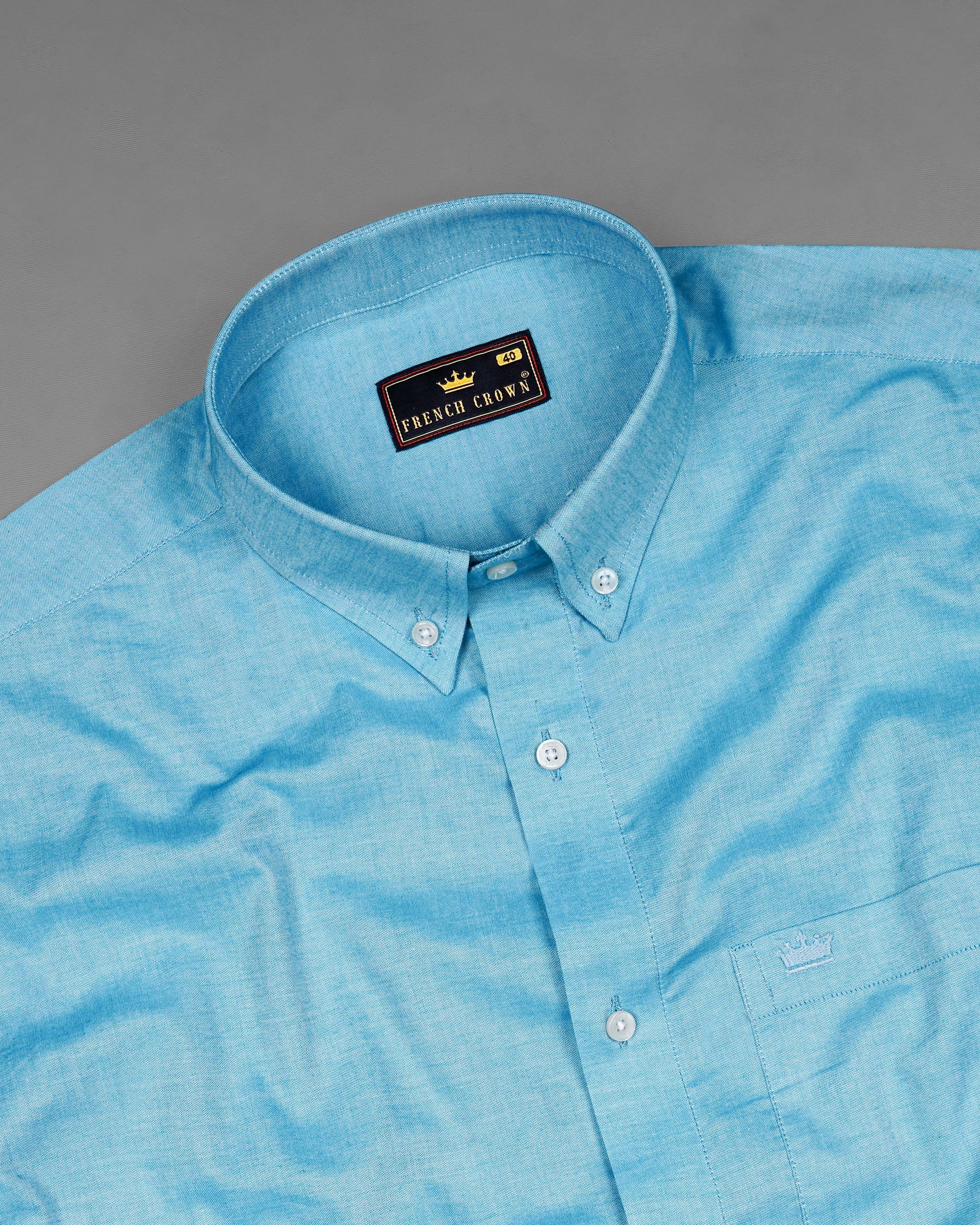 Glacier Blue Royal Oxford Shirt 7734-BD-38,7734-BD-38,7734-BD-39,7734-BD-39,7734-BD-40,7734-BD-40,7734-BD-42,7734-BD-42,7734-BD-44,7734-BD-44,7734-BD-46,7734-BD-46,7734-BD-48,7734-BD-48,7734-BD-50,7734-BD-50,7734-BD-52,7734-BD-52