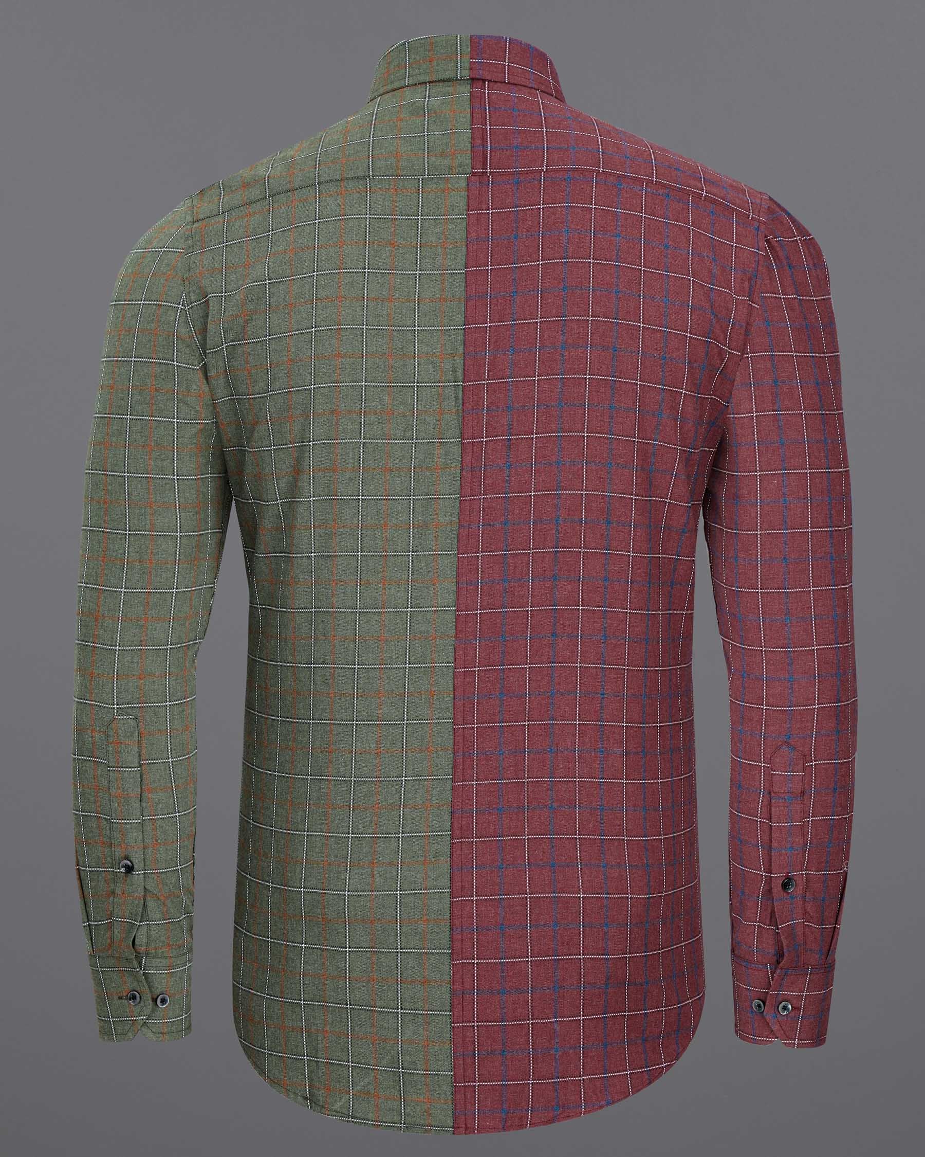 Copper Rust Red and Limed Ash Green Windowpane Dobby Textured Premium Giza Cotton Shirt 7760-BLK-P206-38,7760-BLK-P206-38,7760-BLK-P206-39,7760-BLK-P206-39,7760-BLK-P206-40,7760-BLK-P206-40,7760-BLK-P206-42,7760-BLK-P206-42,7760-BLK-P206-44,7760-BLK-P206-44,7760-BLK-P206-46,7760-BLK-P206-46,7760-BLK-P206-48,7760-BLK-P206-48,7760-BLK-P206-50,7760-BLK-P206-50,7760-BLK-P206-52,7760-BLK-P206-52