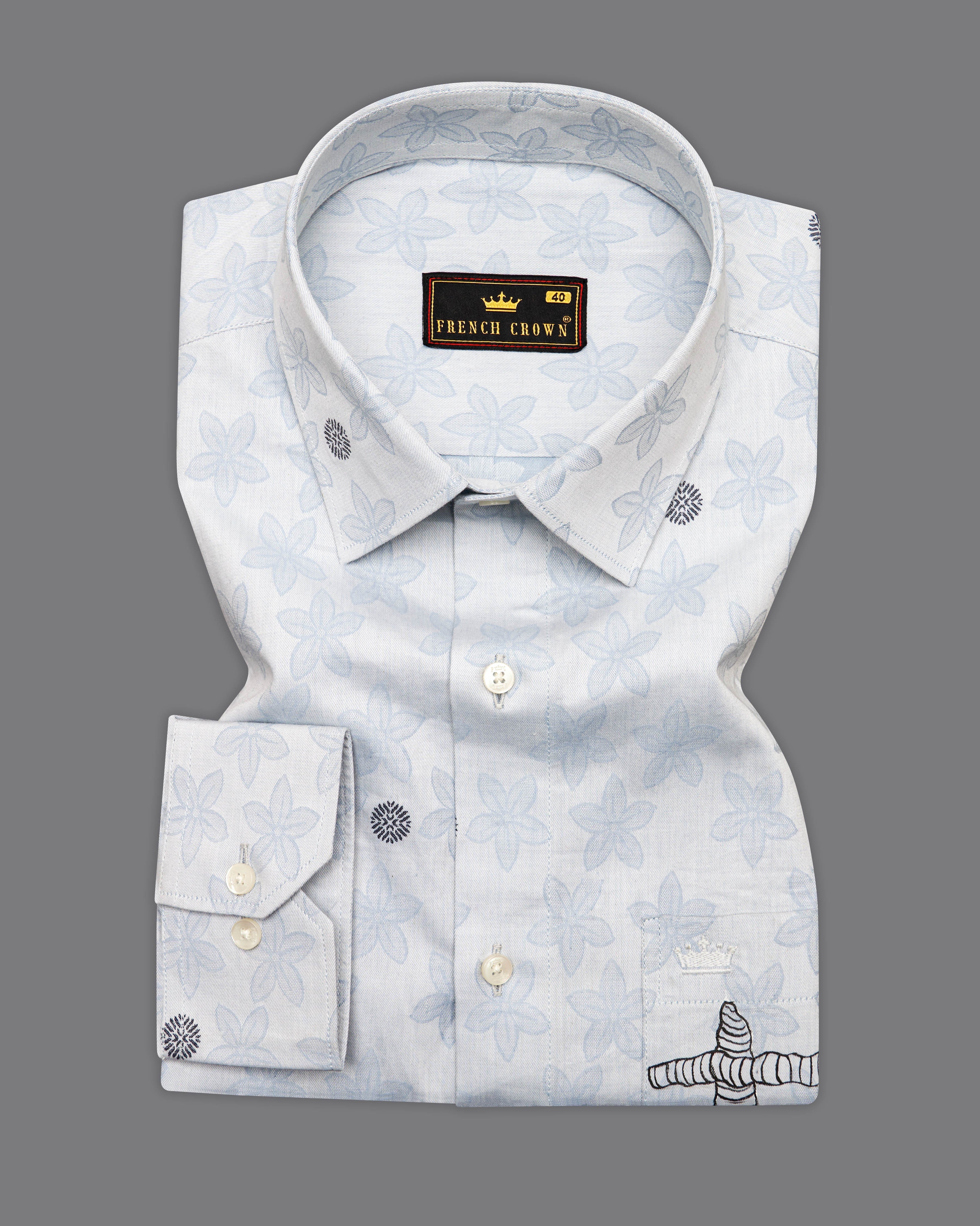 Magnolia with Spun Pearl Gray Hand Painted Jacquard Textured Designer Shirt 7762-ART-38, 7762-ART-H-38, 7762-ART-39, 7762-ART-H-39, 7762-ART-40, 7762-ART-H-40, 7762-ART-42, 7762-ART-H-42, 7762-ART-44, 7762-ART-H-44, 7762-ART-46, 7762-ART-H-46, 7762-ART-48, 7762-ART-H-48, 7762-ART-50, 7762-ART-H-50, 7762-ART-52, 7762-ART-H-52