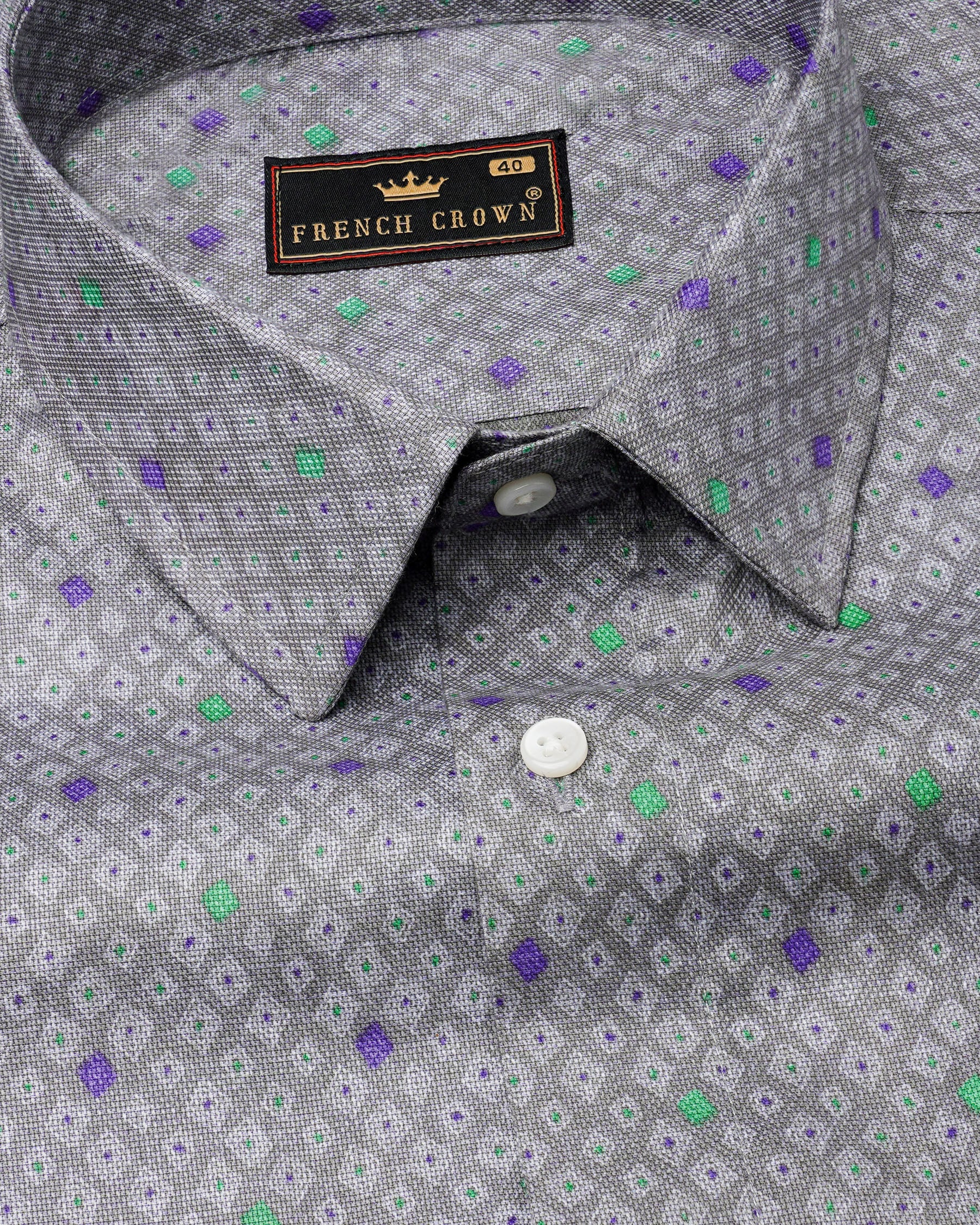 Nobel Gray and Jade Black Dobby Textured Premium Giza Cotton Designer Shirt 7772-P196-38,7772-P196-38,7772-P196-39,7772-P196-39,7772-P196-40,7772-P196-40,7772-P196-42,7772-P196-42,7772-P196-44,7772-P196-44,7772-P196-46,7772-P196-46,7772-P196-48,7772-P196-48,7772-P196-50,7772-P196-50,7772-P196-52,7772-P196-52