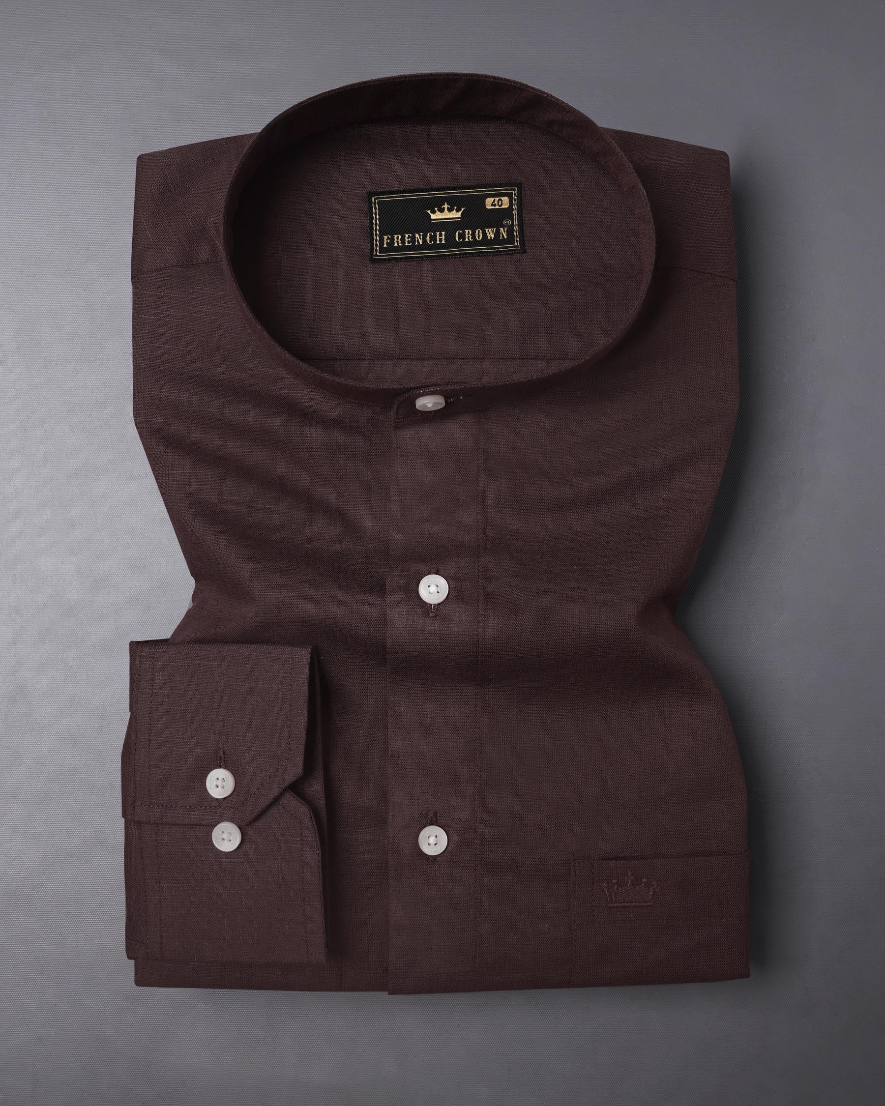 Aubergine Brown Luxurious Linen Shirt 7794-M-38,7794-M-38,7794-M-39,7794-M-39,7794-M-40,7794-M-40,7794-M-42,7794-M-42,7794-M-44,7794-M-44,7794-M-46,7794-M-46,7794-M-48,7794-M-48,7794-M-50,7794-M-50,7794-M-52,7794-M-52