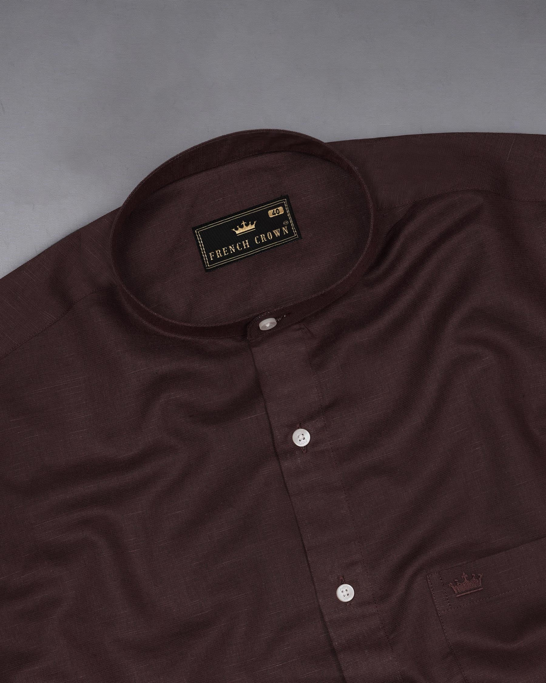 Aubergine Brown Luxurious Linen Shirt 7794-M-38,7794-M-38,7794-M-39,7794-M-39,7794-M-40,7794-M-40,7794-M-42,7794-M-42,7794-M-44,7794-M-44,7794-M-46,7794-M-46,7794-M-48,7794-M-48,7794-M-50,7794-M-50,7794-M-52,7794-M-52